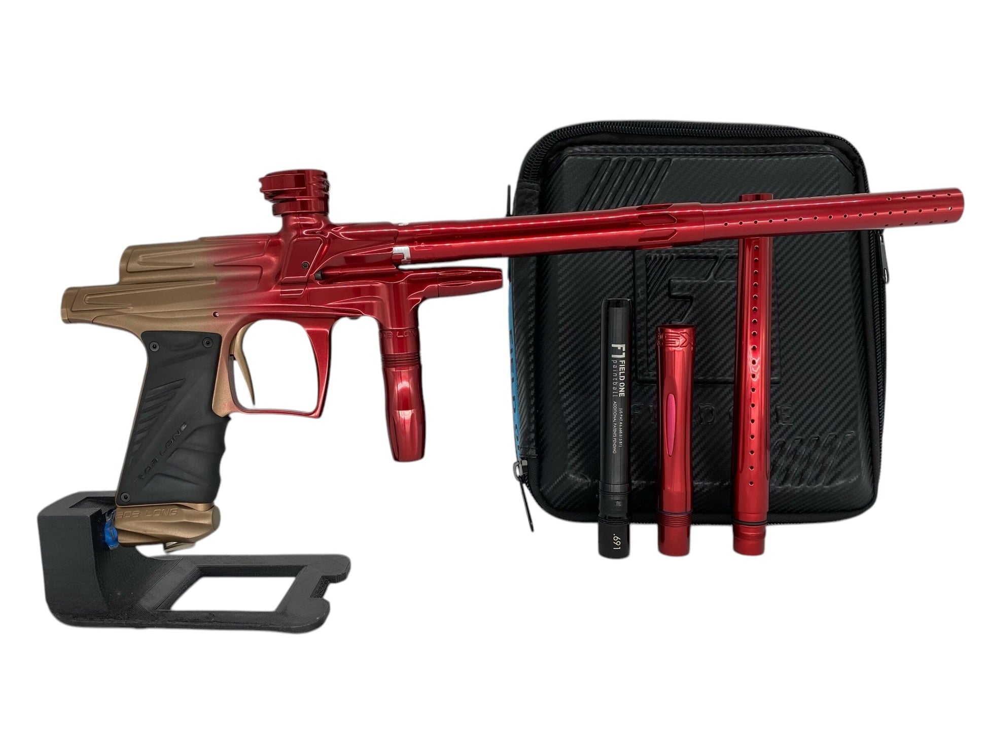 Used Bob Long Oled Z-Cut G6r - Tan/Red Fade Paintball Gun Paintball Gun from CPXBrosPaintball Buy/Sell/Trade Paintball Markers, New Paintball Guns, Paintball Hoppers, Paintball Masks, and Hormesis Headbands