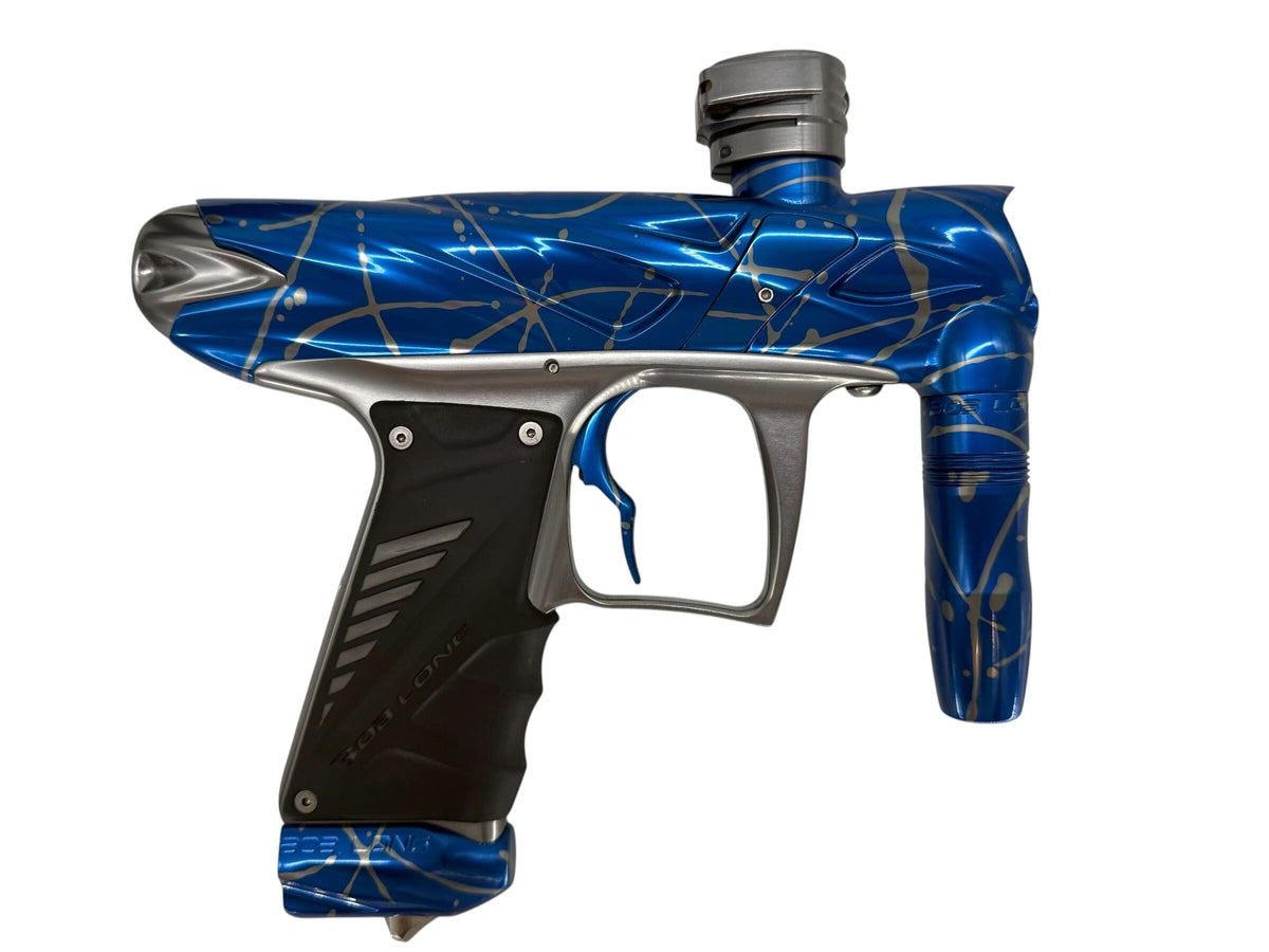 Used Bob Long Onslaught Blue/Grey Splash Paintball Gun Paintball Gun from CPXBrosPaintball Buy/Sell/Trade Paintball Markers, New Paintball Guns, Paintball Hoppers, Paintball Masks, and Hormesis Headbands