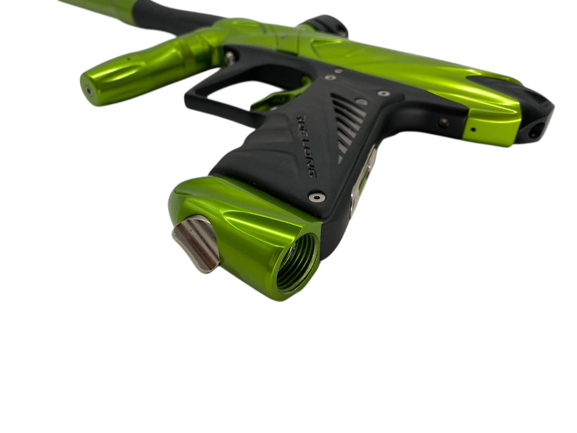 Used Bob Long Onslaught Oled Paintball Gun Green/Black Paintball Gun from CPXBrosPaintball Buy/Sell/Trade Paintball Markers, New Paintball Guns, Paintball Hoppers, Paintball Masks, and Hormesis Headbands