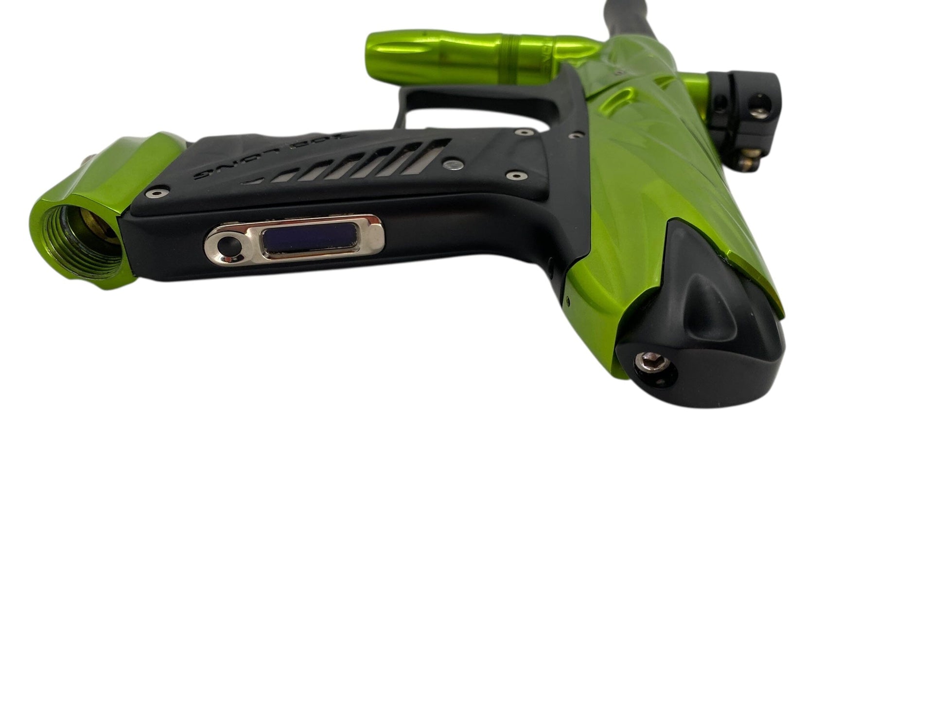 Used Bob Long Onslaught Oled Paintball Gun Green/Black Paintball Gun from CPXBrosPaintball Buy/Sell/Trade Paintball Markers, New Paintball Guns, Paintball Hoppers, Paintball Masks, and Hormesis Headbands