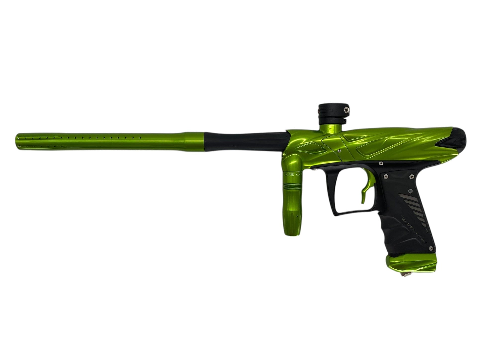 Used Bob Long Onslaught Oled Paintball Gun Green/Black Paintball Gun from CPXBrosPaintball Buy/Sell/Trade Paintball Markers, New Paintball Guns, Paintball Hoppers, Paintball Masks, and Hormesis Headbands