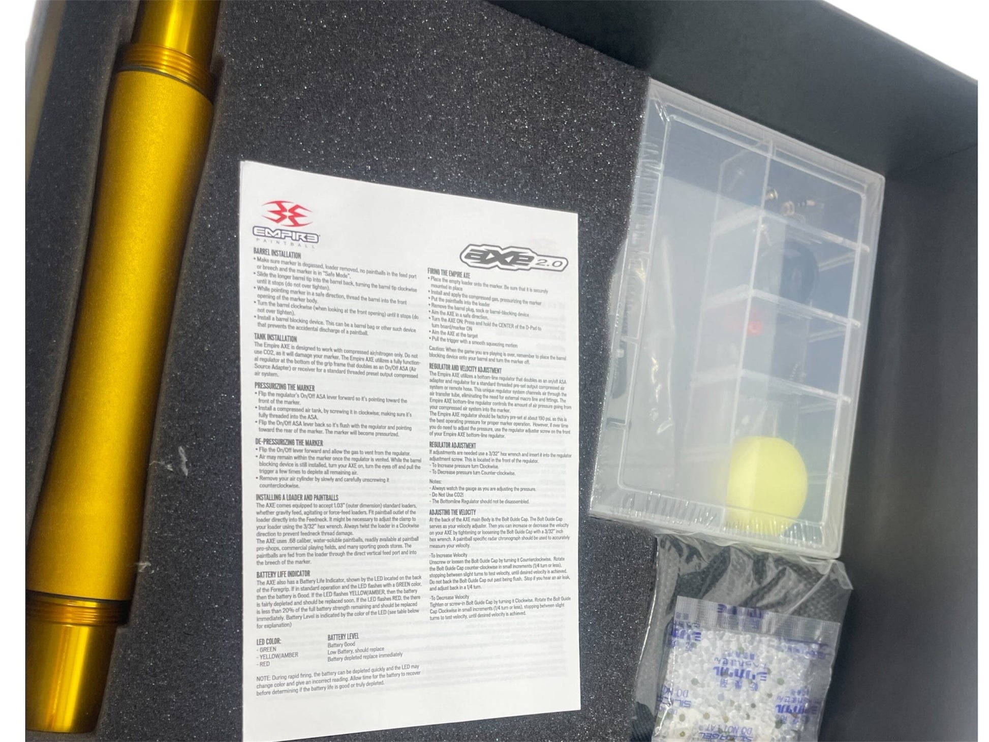 Used BROKEN NEW Empire Axe 2.0 Paintball Gun (JUST NEEDS NOID) Paintball Gun from CPXBrosPaintball Buy/Sell/Trade Paintball Markers, New Paintball Guns, Paintball Hoppers, Paintball Masks, and Hormesis Headbands