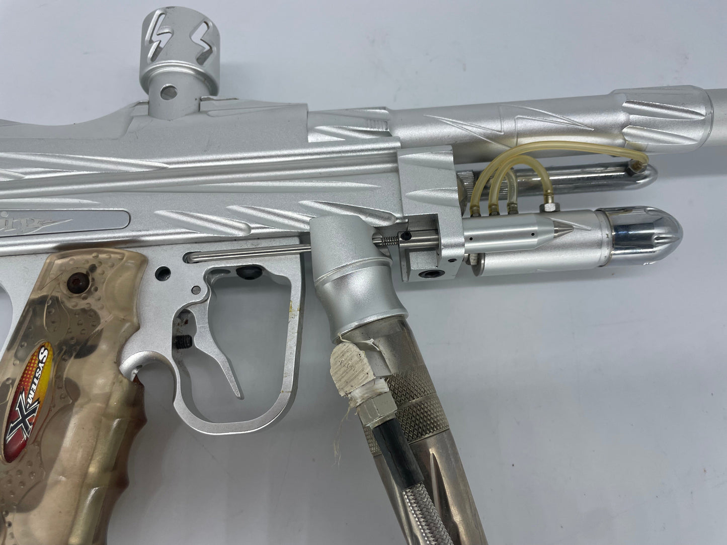 Used BROKEN Psycho Ballistics Lightning Autococker Paintball Gun Paintball Gun from CPXBrosPaintball Buy/Sell/Trade Paintball Markers, New Paintball Guns, Paintball Hoppers, Paintball Masks, and Hormesis Headbands