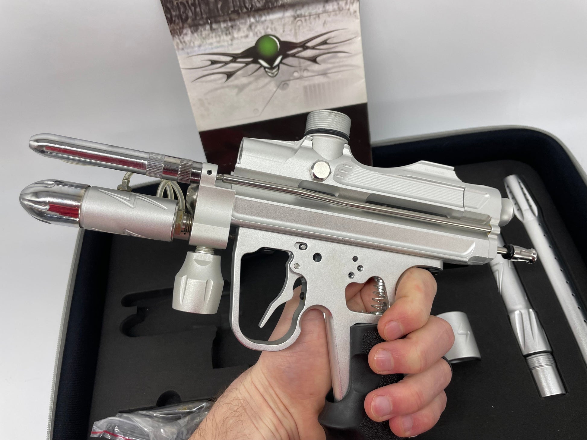 Used Broken Psychoballistics Superbolt Autococker Paintball Gun Paintball Gun from CPXBrosPaintball Buy/Sell/Trade Paintball Markers, New Paintball Guns, Paintball Hoppers, Paintball Masks, and Hormesis Headbands