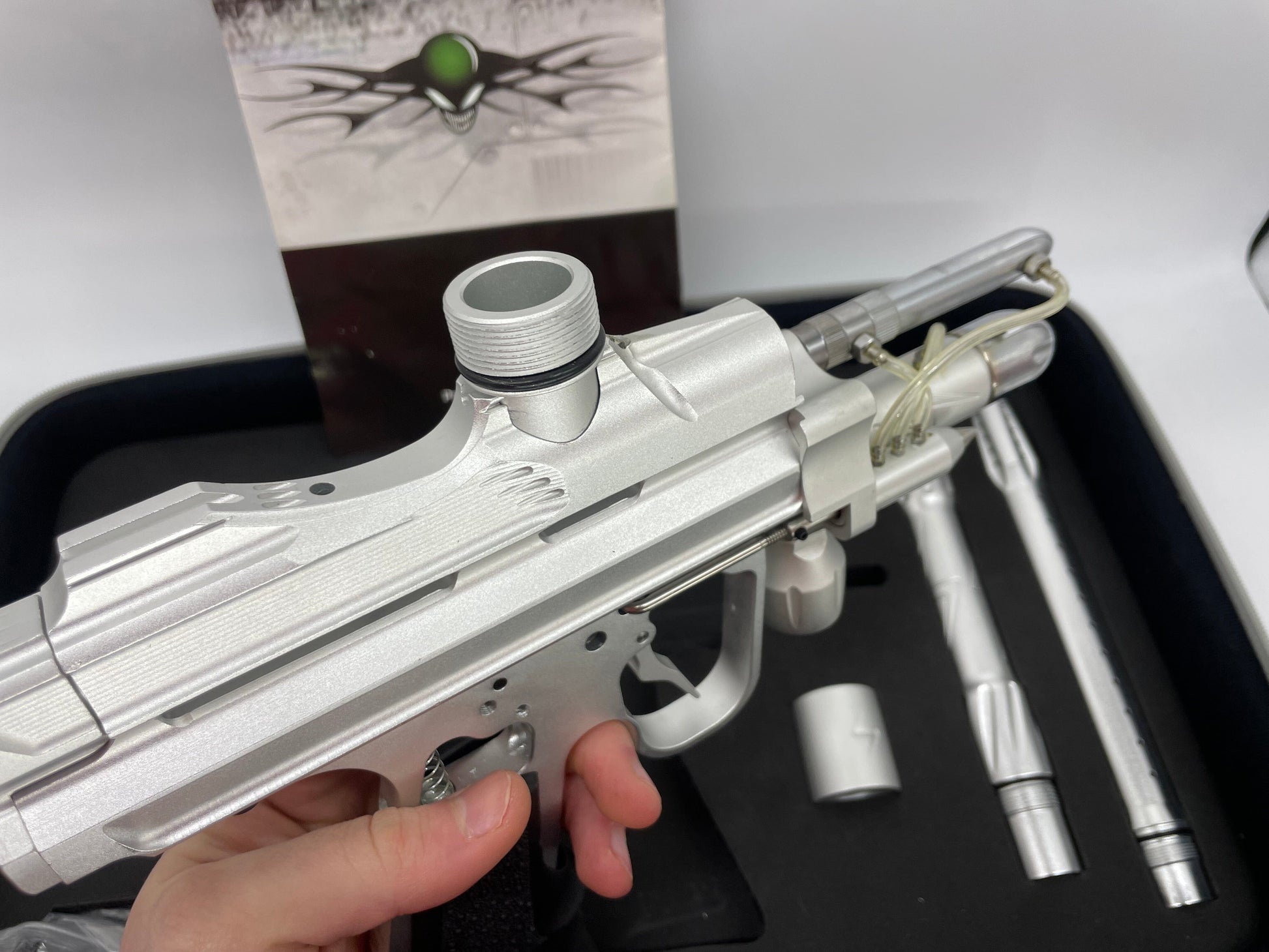 Used Broken Psychoballistics Superbolt Autococker Paintball Gun Paintball Gun from CPXBrosPaintball Buy/Sell/Trade Paintball Markers, New Paintball Guns, Paintball Hoppers, Paintball Masks, and Hormesis Headbands