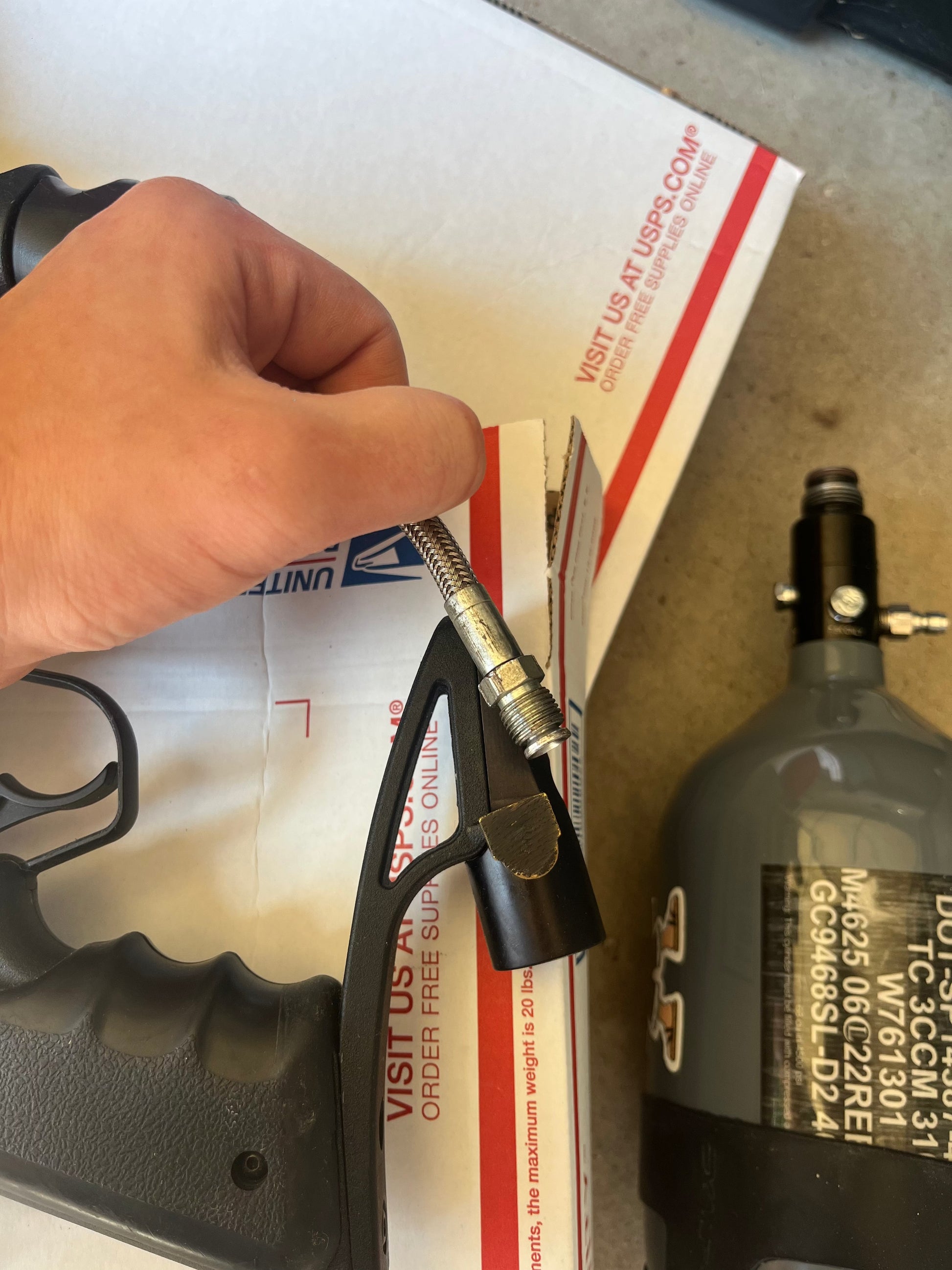 Used BROKEN Tippmann Custom 98 Pro Paintball Gun Paintball Gun from CPXBrosPaintball Buy/Sell/Trade Paintball Markers, New Paintball Guns, Paintball Hoppers, Paintball Masks, and Hormesis Headbands