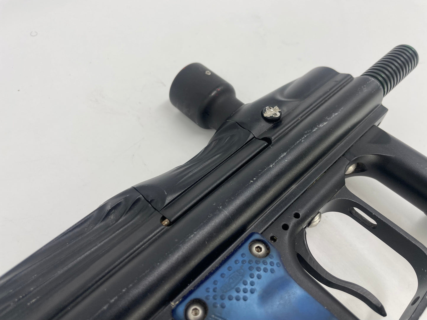 Used BROKEN Warped Sportz Angel Speed Demon Black Paintball Gun from CPXBrosPaintball Buy/Sell/Trade Paintball Markers, New Paintball Guns, Paintball Hoppers, Paintball Masks, and Hormesis Headbands
