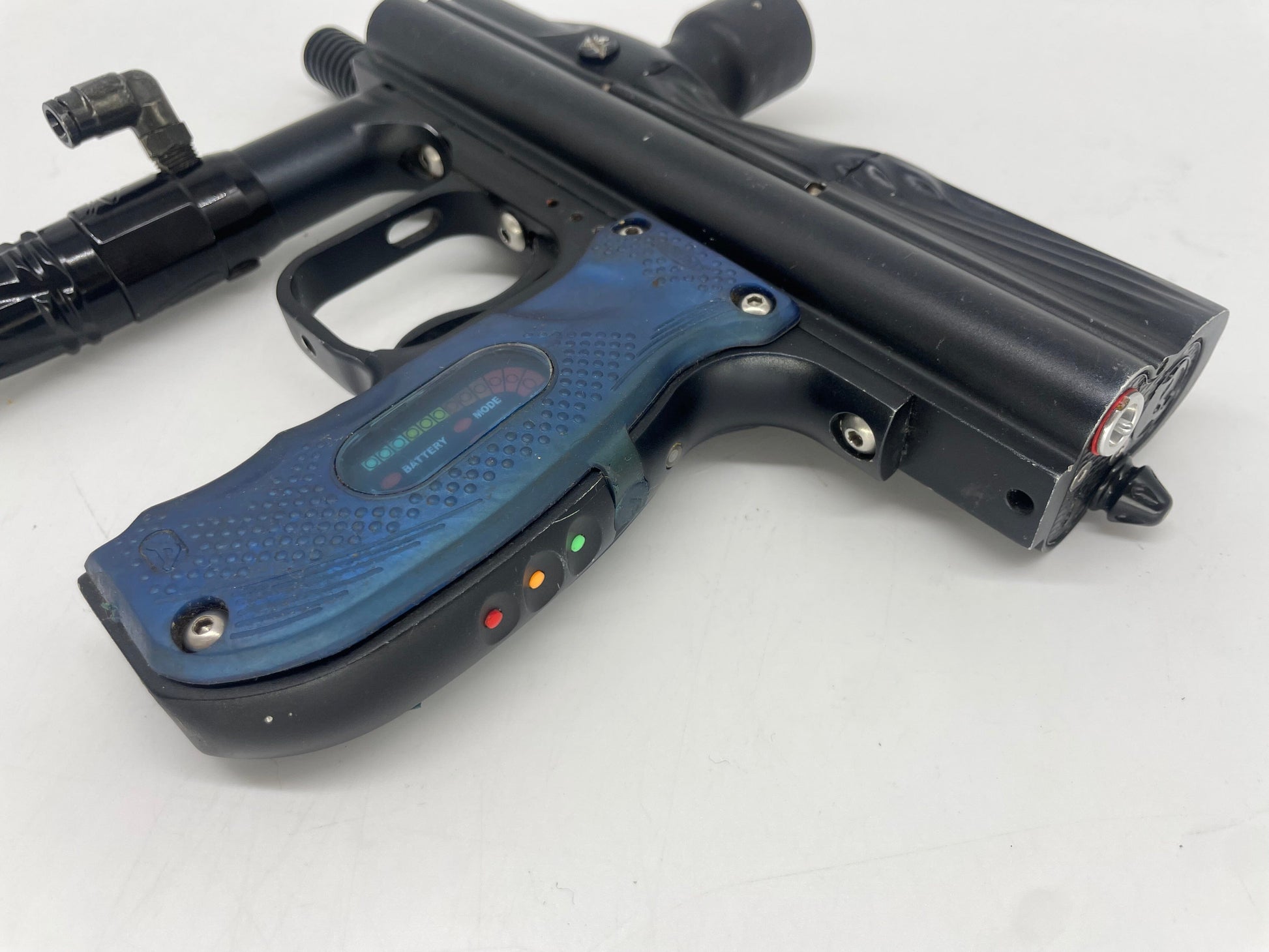 Used BROKEN Warped Sportz Angel Speed Demon Black Paintball Gun from CPXBrosPaintball Buy/Sell/Trade Paintball Markers, New Paintball Guns, Paintball Hoppers, Paintball Masks, and Hormesis Headbands