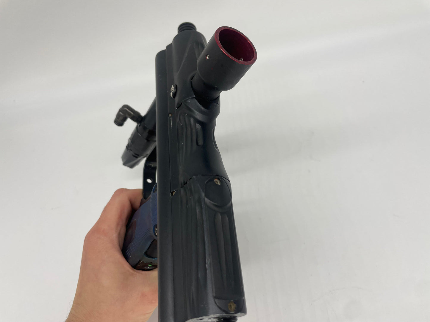 Used BROKEN Warped Sportz Angel Speed Demon Black Paintball Gun from CPXBrosPaintball Buy/Sell/Trade Paintball Markers, New Paintball Guns, Paintball Hoppers, Paintball Masks, and Hormesis Headbands