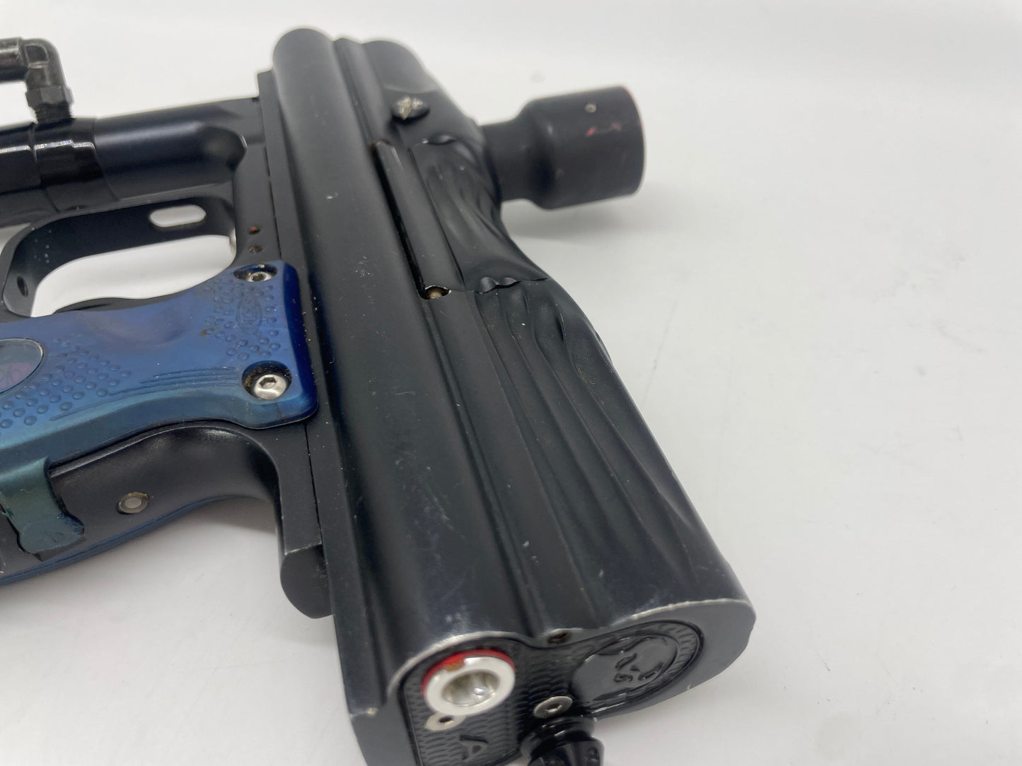 Used BROKEN Warped Sportz Angel Speed Demon Black Paintball Gun from CPXBrosPaintball Buy/Sell/Trade Paintball Markers, New Paintball Guns, Paintball Hoppers, Paintball Masks, and Hormesis Headbands