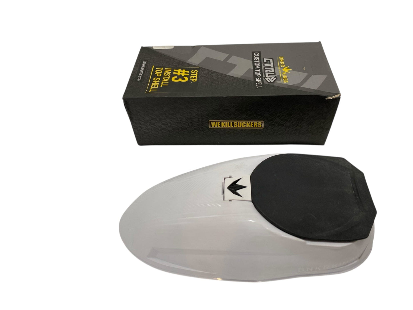 Used Bunker Kings CRTL Paintball Hopper Loader TOP SHELL ONLY : WHITE Paintball Gun from CPXBrosPaintball Buy/Sell/Trade Paintball Markers, New Paintball Guns, Paintball Hoppers, Paintball Masks, and Hormesis Headbands