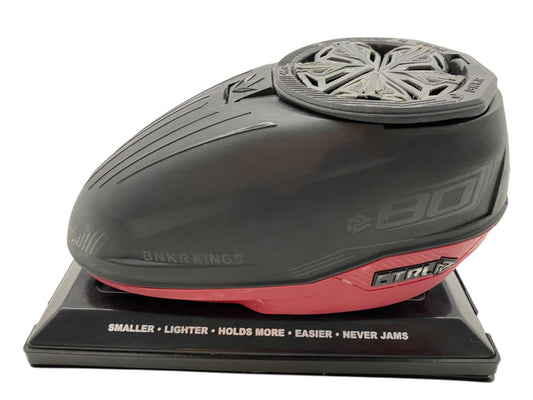 Used BunkerKings CTRL +80 Black/Red Paintball Hopper Loader Paintball Gun from CPXBrosPaintball Buy/Sell/Trade Paintball Markers, New Paintball Guns, Paintball Hoppers, Paintball Masks, and Hormesis Headbands