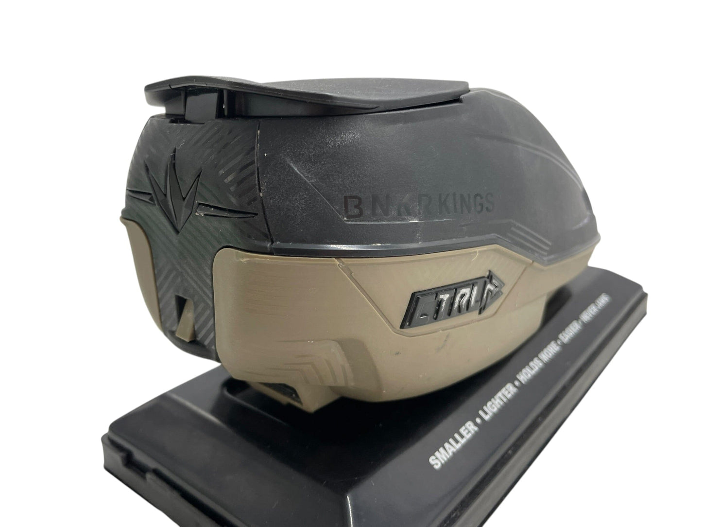 Used BunkerKings CTRL Black/Tan Paintball Hopper Loader Paintball Gun from CPXBrosPaintball Buy/Sell/Trade Paintball Markers, New Paintball Guns, Paintball Hoppers, Paintball Masks, and Hormesis Headbands