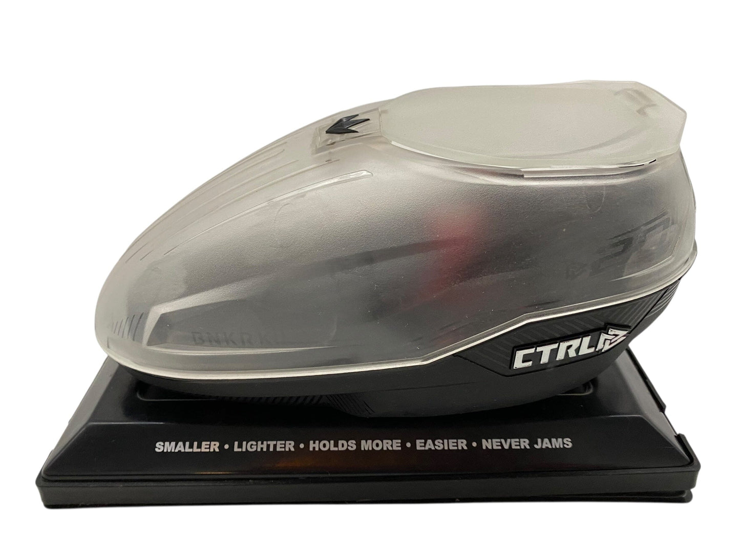 Used BunkerKings CTRL Paintball Hopper Loader Clear Paintball Gun from CPXBrosPaintball Buy/Sell/Trade Paintball Markers, New Paintball Guns, Paintball Hoppers, Paintball Masks, and Hormesis Headbands