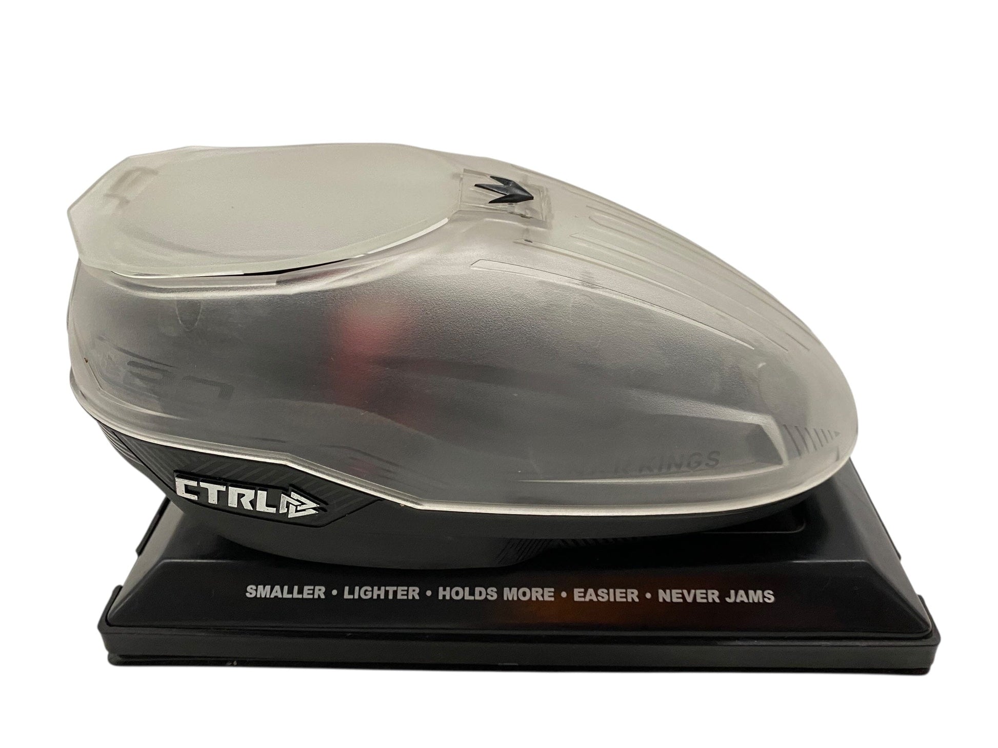 Used BunkerKings CTRL Paintball Hopper Loader Clear Paintball Gun from CPXBrosPaintball Buy/Sell/Trade Paintball Markers, New Paintball Guns, Paintball Hoppers, Paintball Masks, and Hormesis Headbands