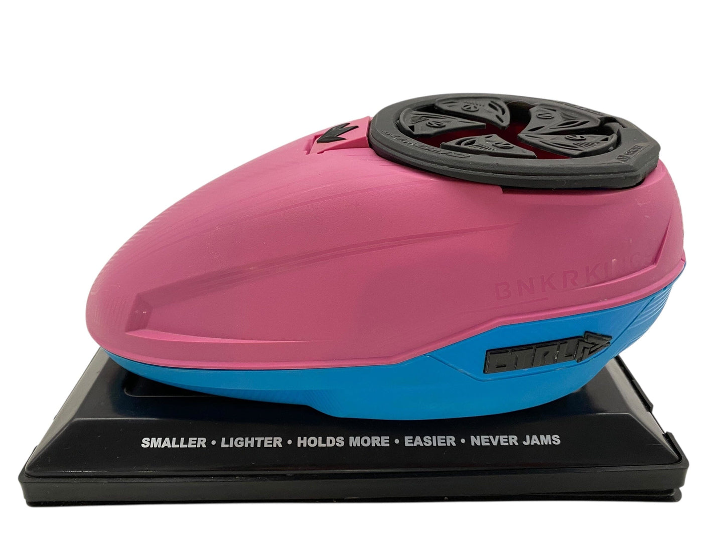 Used BunkerKings CTRL Paintball Hopper Loader Pink/Blue Paintball Gun from CPXBrosPaintball Buy/Sell/Trade Paintball Markers, New Paintball Guns, Paintball Hoppers, Paintball Masks, and Hormesis Headbands