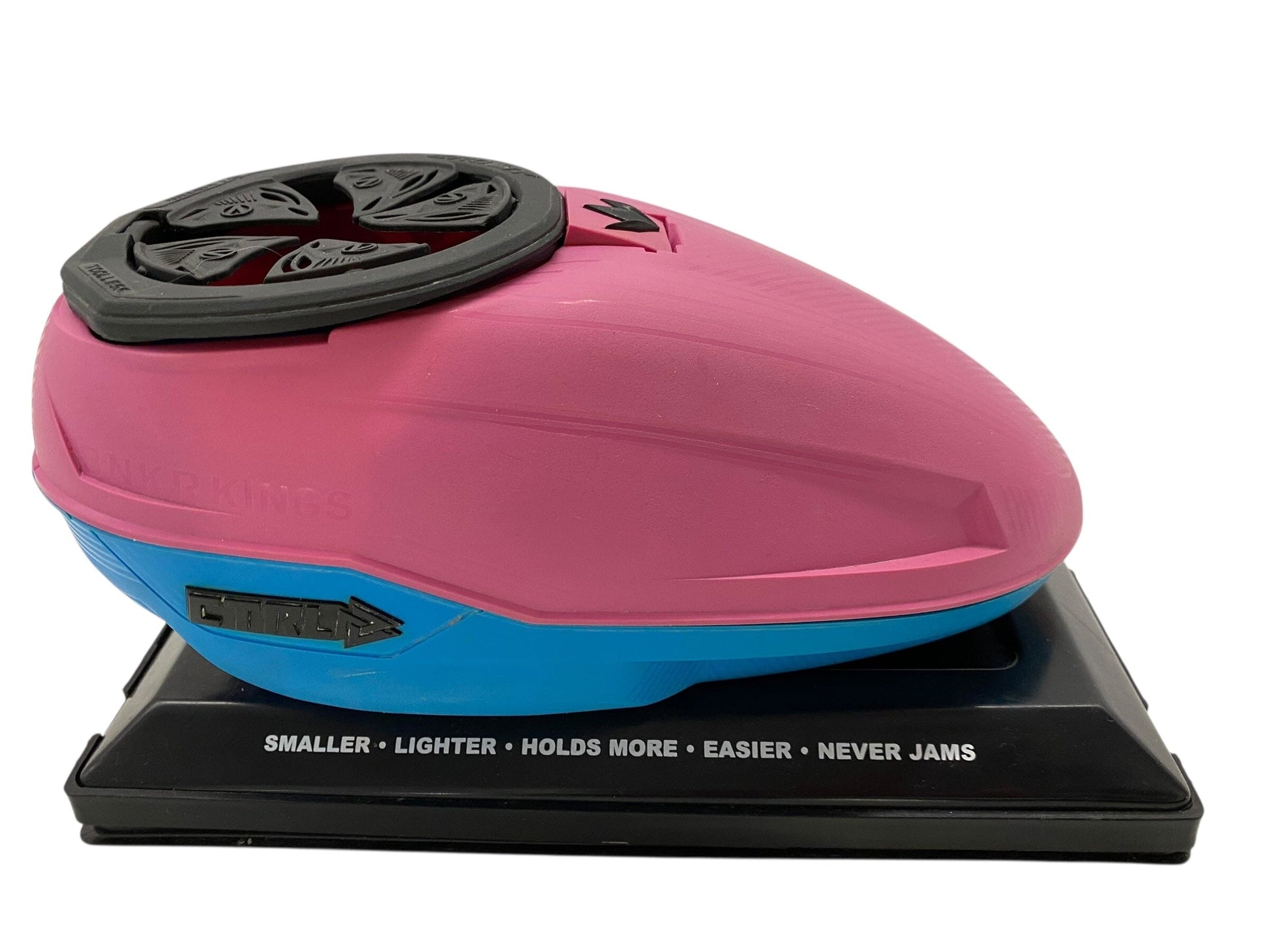 Used BunkerKings CTRL Paintball Hopper Loader Pink/Blue Paintball Gun from CPXBrosPaintball Buy/Sell/Trade Paintball Markers, New Paintball Guns, Paintball Hoppers, Paintball Masks, and Hormesis Headbands