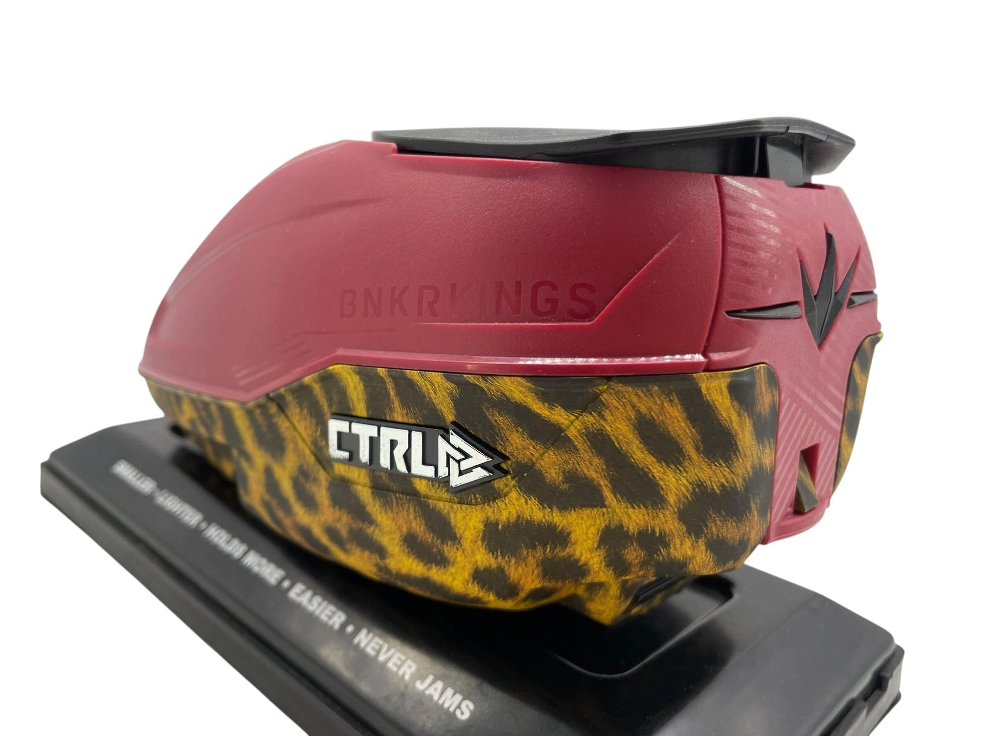 Used BunkerKings CTRL Red/Cheetah Paintball Hopper Loader Paintball Gun from CPXBrosPaintball Buy/Sell/Trade Paintball Markers, New Paintball Guns, Paintball Hoppers, Paintball Masks, and Hormesis Headbands