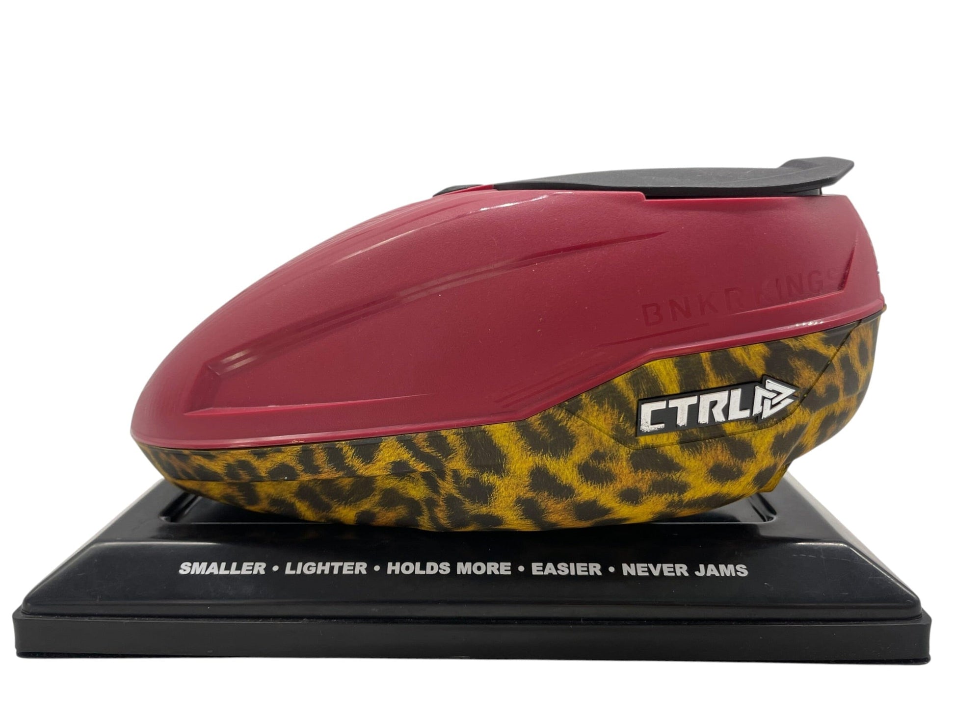 Used BunkerKings CTRL Red/Cheetah Paintball Hopper Loader Paintball Gun from CPXBrosPaintball Buy/Sell/Trade Paintball Markers, New Paintball Guns, Paintball Hoppers, Paintball Masks, and Hormesis Headbands