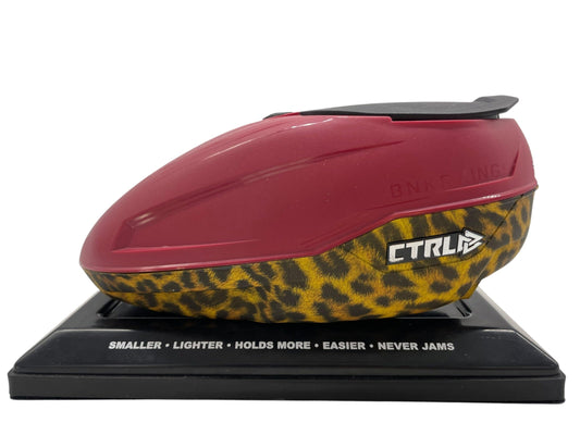 Used BunkerKings CTRL Red/Cheetah Paintball Hopper Loader Paintball Gun from CPXBrosPaintball Buy/Sell/Trade Paintball Markers, New Paintball Guns, Paintball Hoppers, Paintball Masks, and Hormesis Headbands