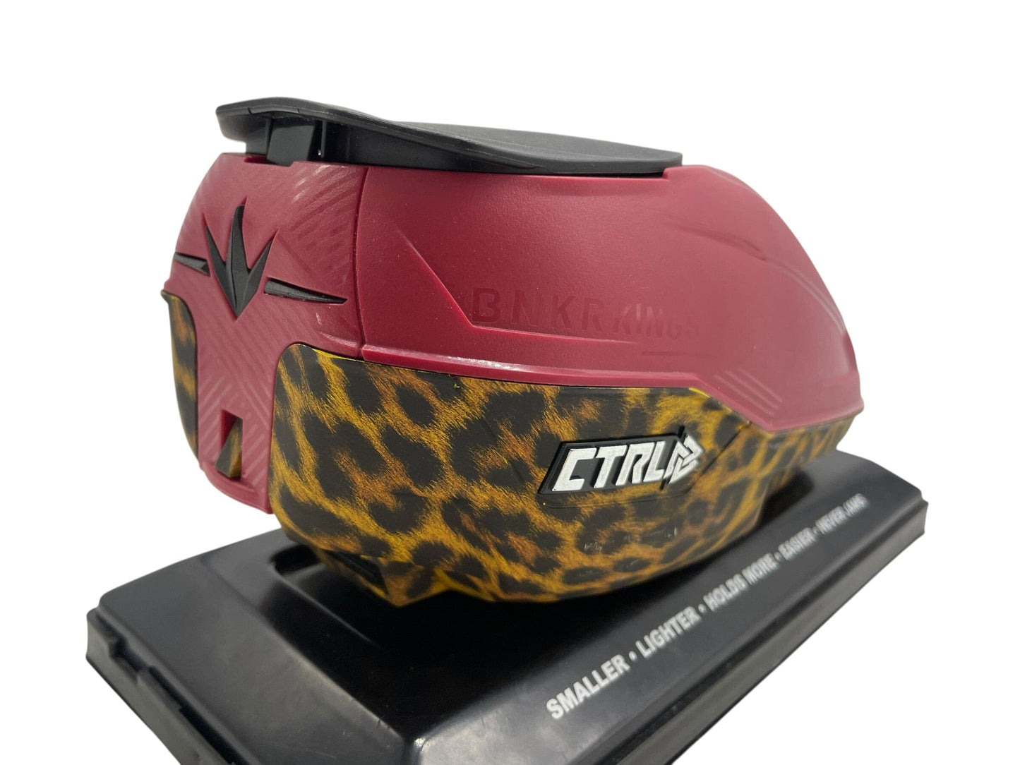 Used BunkerKings CTRL Red/Cheetah Paintball Hopper Loader Paintball Gun from CPXBrosPaintball Buy/Sell/Trade Paintball Markers, New Paintball Guns, Paintball Hoppers, Paintball Masks, and Hormesis Headbands
