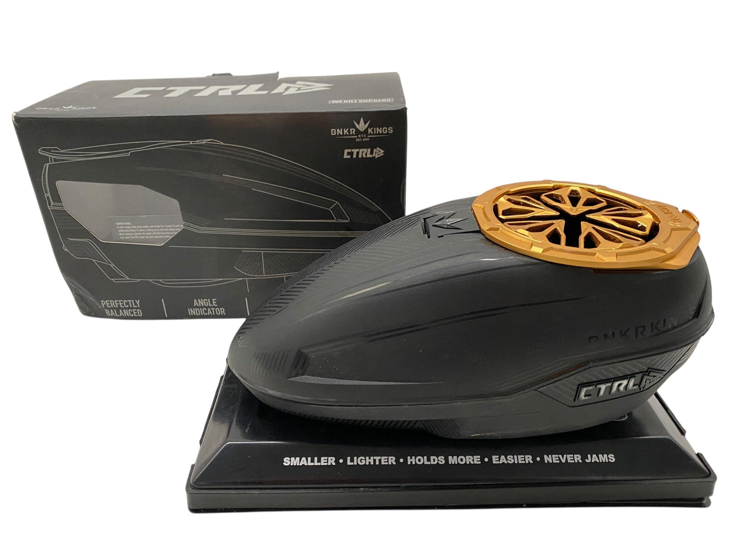 Used BunkerKings CTRL W/ EVO Speed Feed Paintball Hopper Loader Paintball Gun from CPXBrosPaintball Buy/Sell/Trade Paintball Markers, New Paintball Guns, Paintball Hoppers, Paintball Masks, and Hormesis Headbands