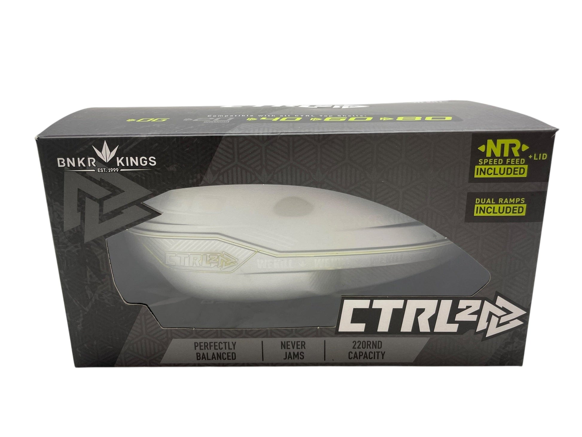 Used BunkerKings CTRL2 Silver Paintball Hopper Loader Paintball Gun from CPXBrosPaintball Buy/Sell/Trade Paintball Markers, New Paintball Guns, Paintball Hoppers, Paintball Masks, and Hormesis Headbands