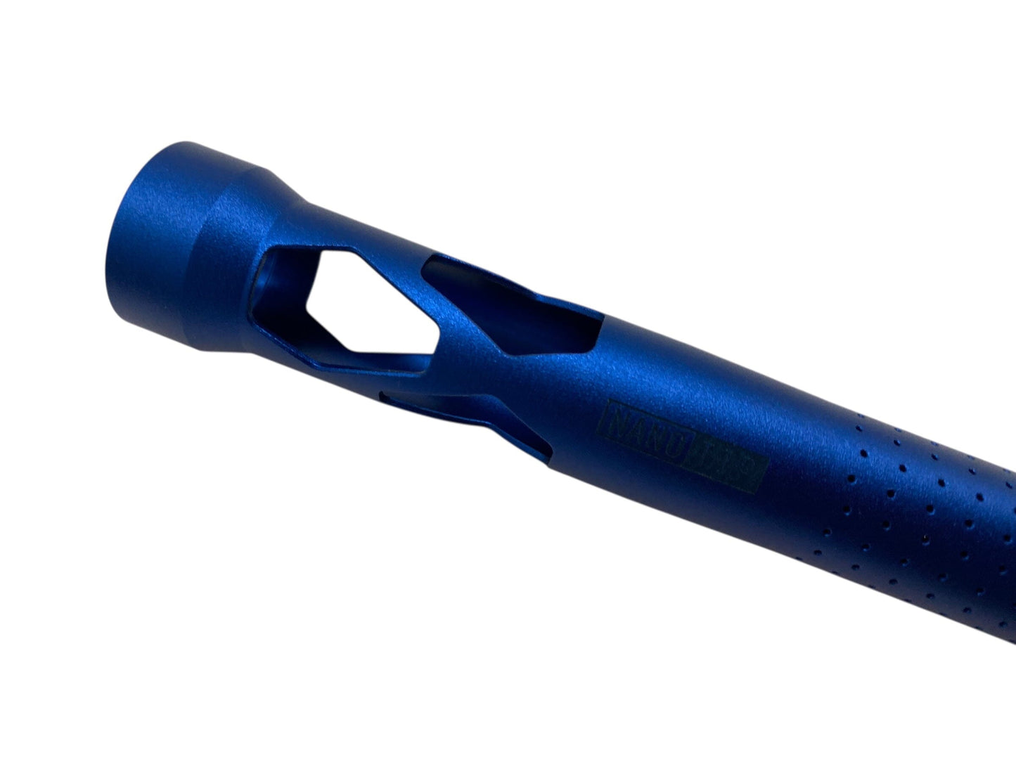 Used Carbon CRBN Nano Barrel Tip For Crbn Back - Blue Paintball Gun from CPXBrosPaintball Buy/Sell/Trade Paintball Markers, New Paintball Guns, Paintball Hoppers, Paintball Masks, and Hormesis Headbands