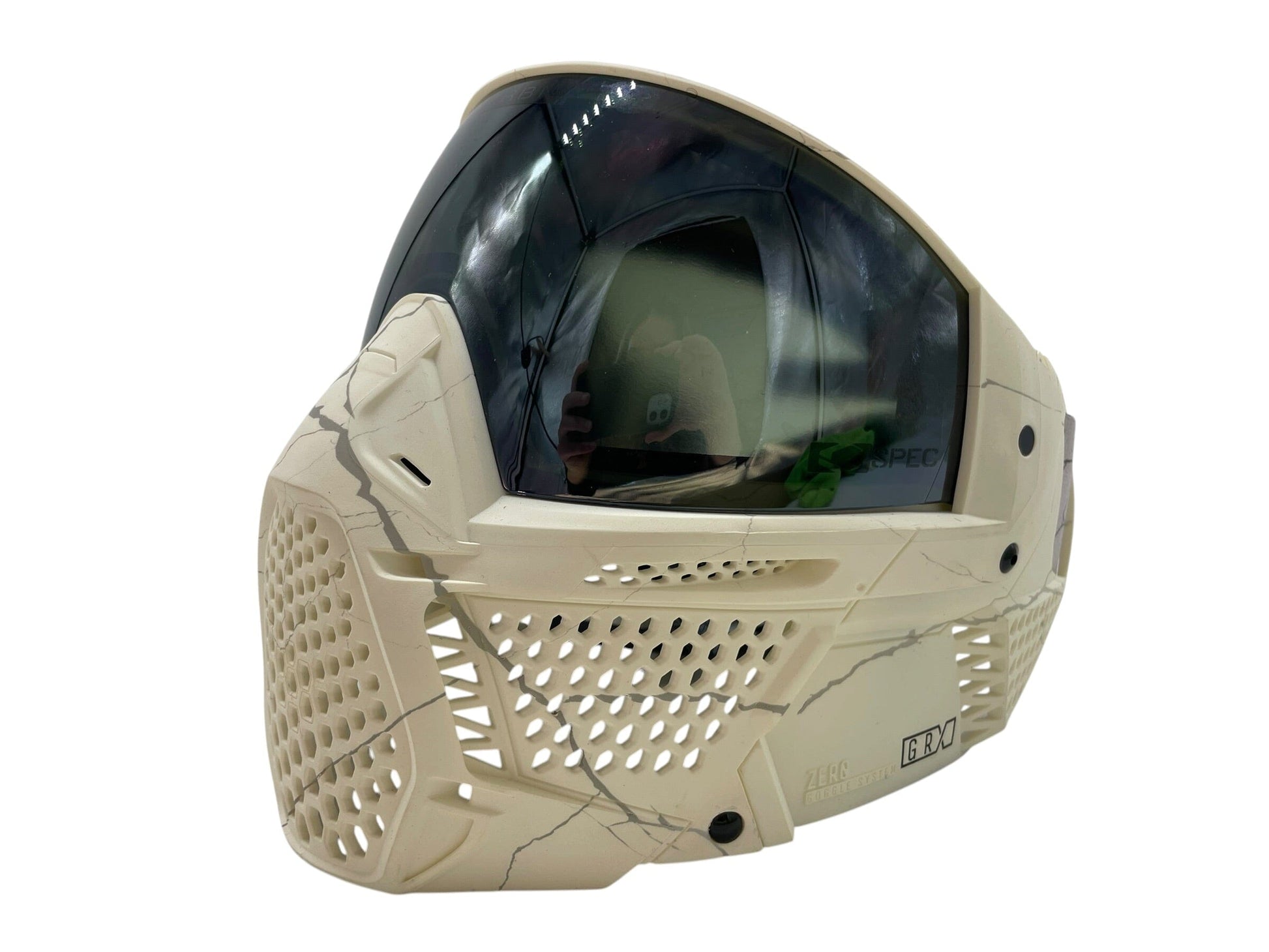 Used Carbon CRBN Zero GRX Paintball Mask (More Coverage) - Fracture Bone Paintball Gun from CPXBrosPaintball Buy/Sell/Trade Paintball Markers, New Paintball Guns, Paintball Hoppers, Paintball Masks, and Hormesis Headbands