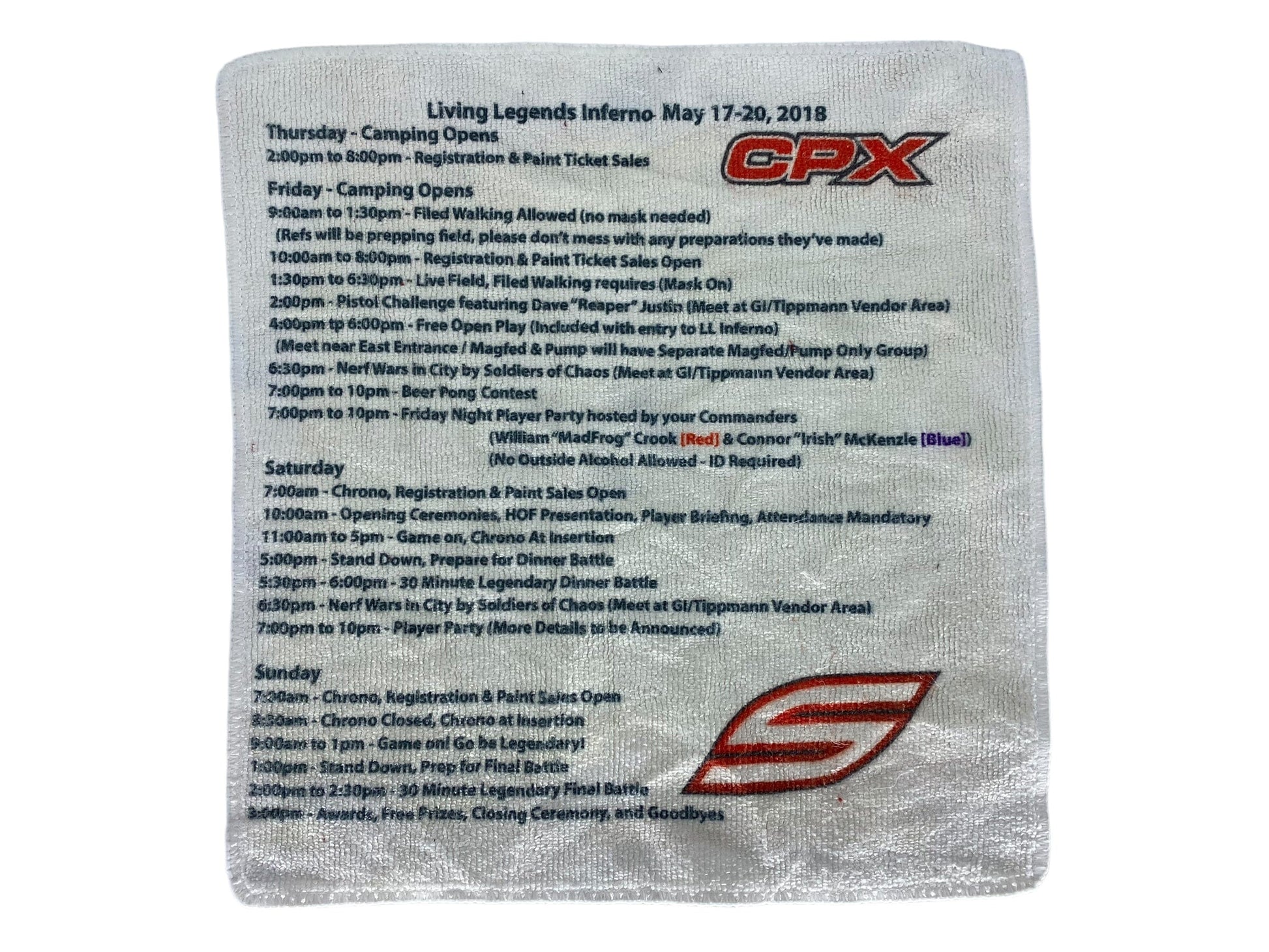 Used CPX Sports Living Legends Inferno Towel Paintball Gun from CPXBrosPaintball Buy/Sell/Trade Paintball Markers, New Paintball Guns, Paintball Hoppers, Paintball Masks, and Hormesis Headbands