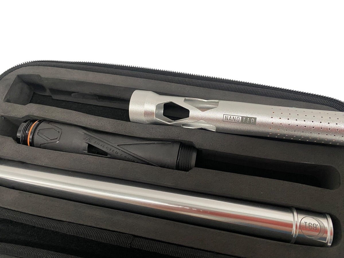 Used Crbn Nano Paintball Barrel Kit Silver Paintball Gun from CPXBrosPaintball Buy/Sell/Trade Paintball Markers, New Paintball Guns, Paintball Hoppers, Paintball Masks, and Hormesis Headbands