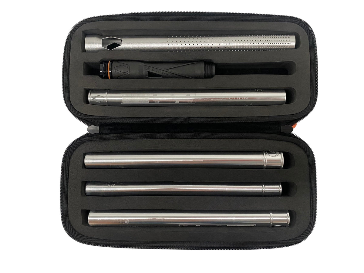 Used Crbn Nano Paintball Barrel Kit Silver Paintball Gun from CPXBrosPaintball Buy/Sell/Trade Paintball Markers, New Paintball Guns, Paintball Hoppers, Paintball Masks, and Hormesis Headbands