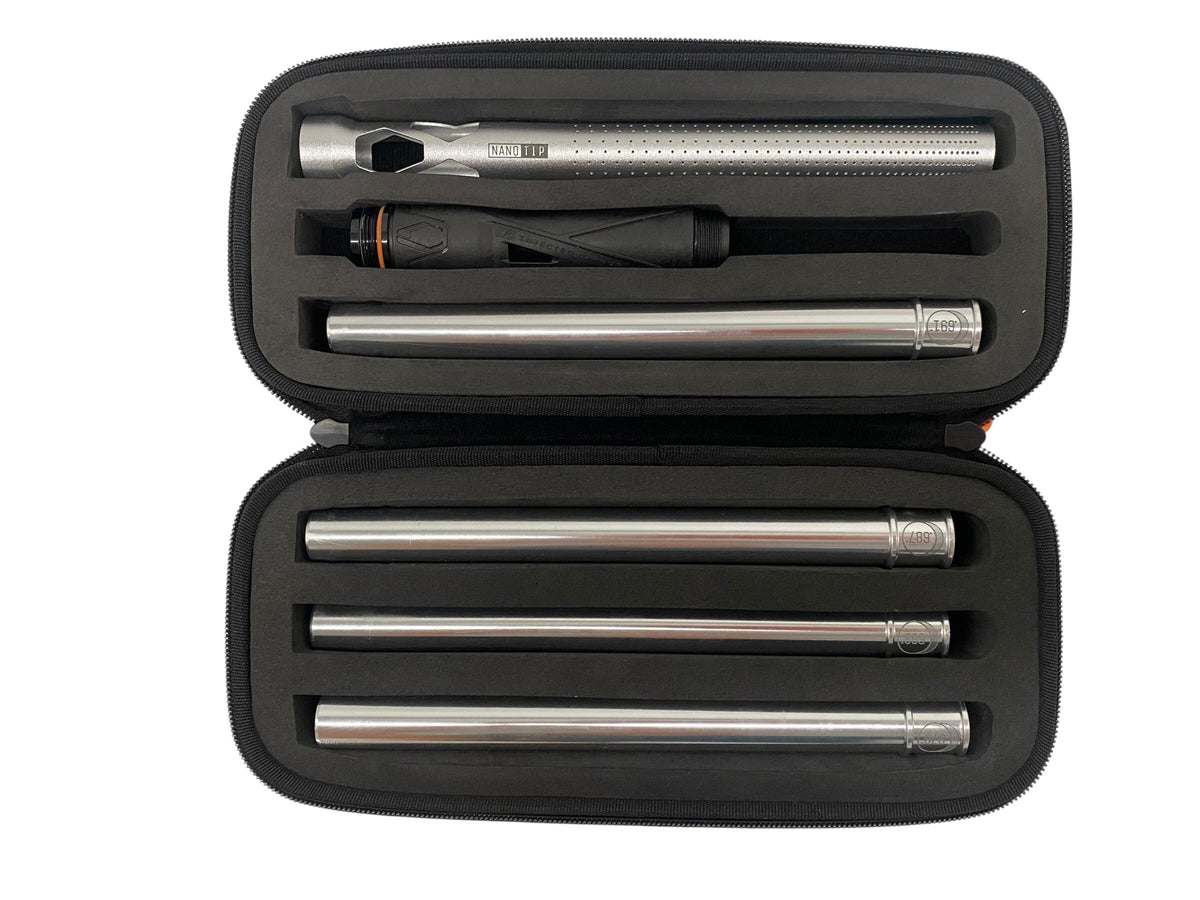 Used Crbn Nano Paintball Barrel Kit Silver Paintball Gun from CPXBrosPaintball Buy/Sell/Trade Paintball Markers, New Paintball Guns, Paintball Hoppers, Paintball Masks, and Hormesis Headbands