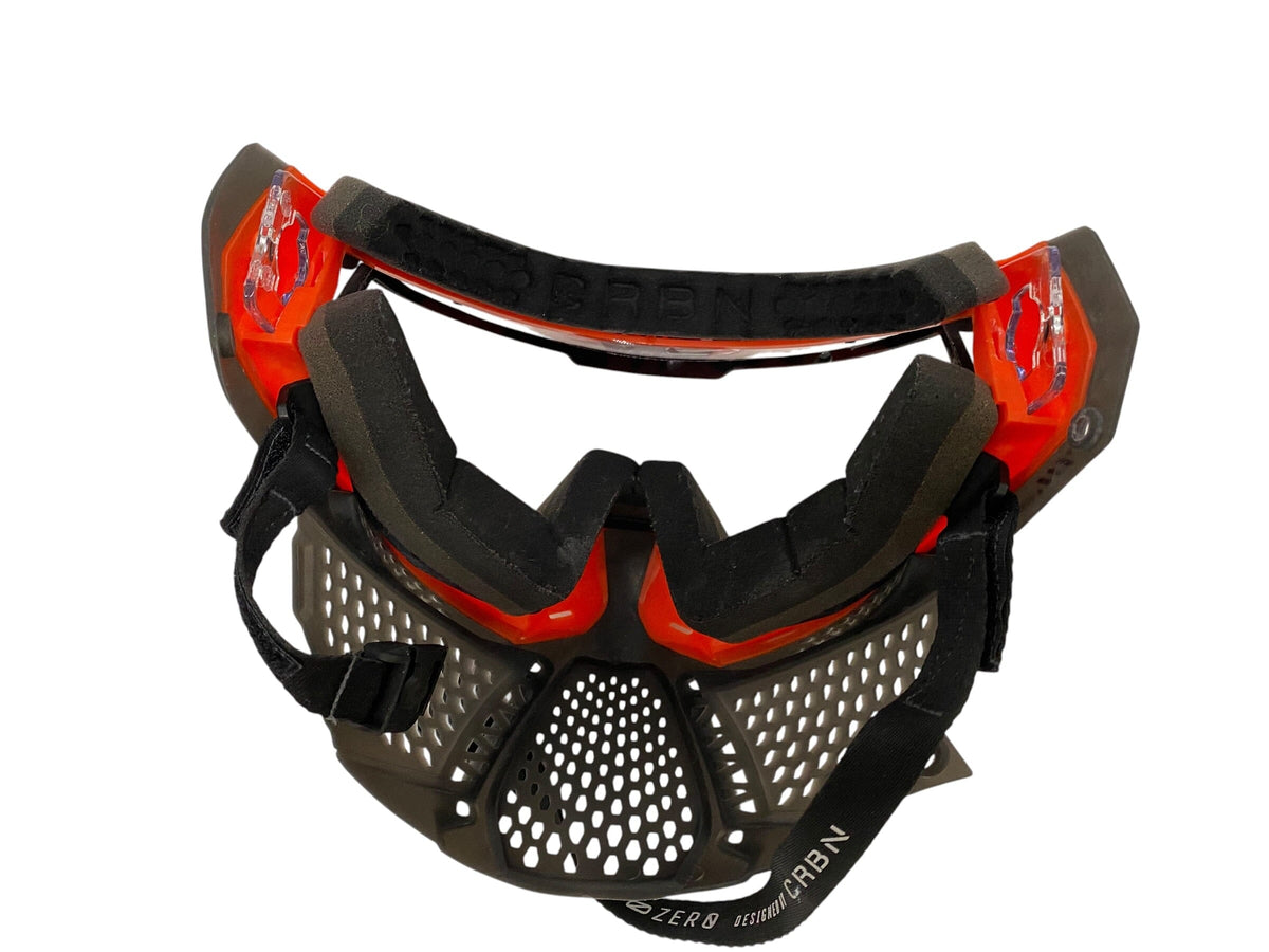 Used CRBN Paintball Mask FRAMES/BOTTOMS/CHIN STRAP/BAG (NO EARS, STRAP, or EXTRAS) Paintball Gun from CPXBrosPaintball Buy/Sell/Trade Paintball Markers, New Paintball Guns, Paintball Hoppers, Paintball Masks, and Hormesis Headbands
