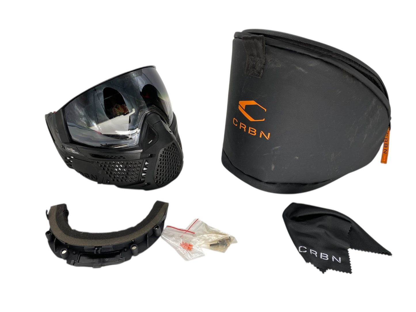 Used CRBN Paintball Mask Paintball Gun from CPXBrosPaintball Buy/Sell/Trade Paintball Markers, New Paintball Guns, Paintball Hoppers, Paintball Masks, and Hormesis Headbands