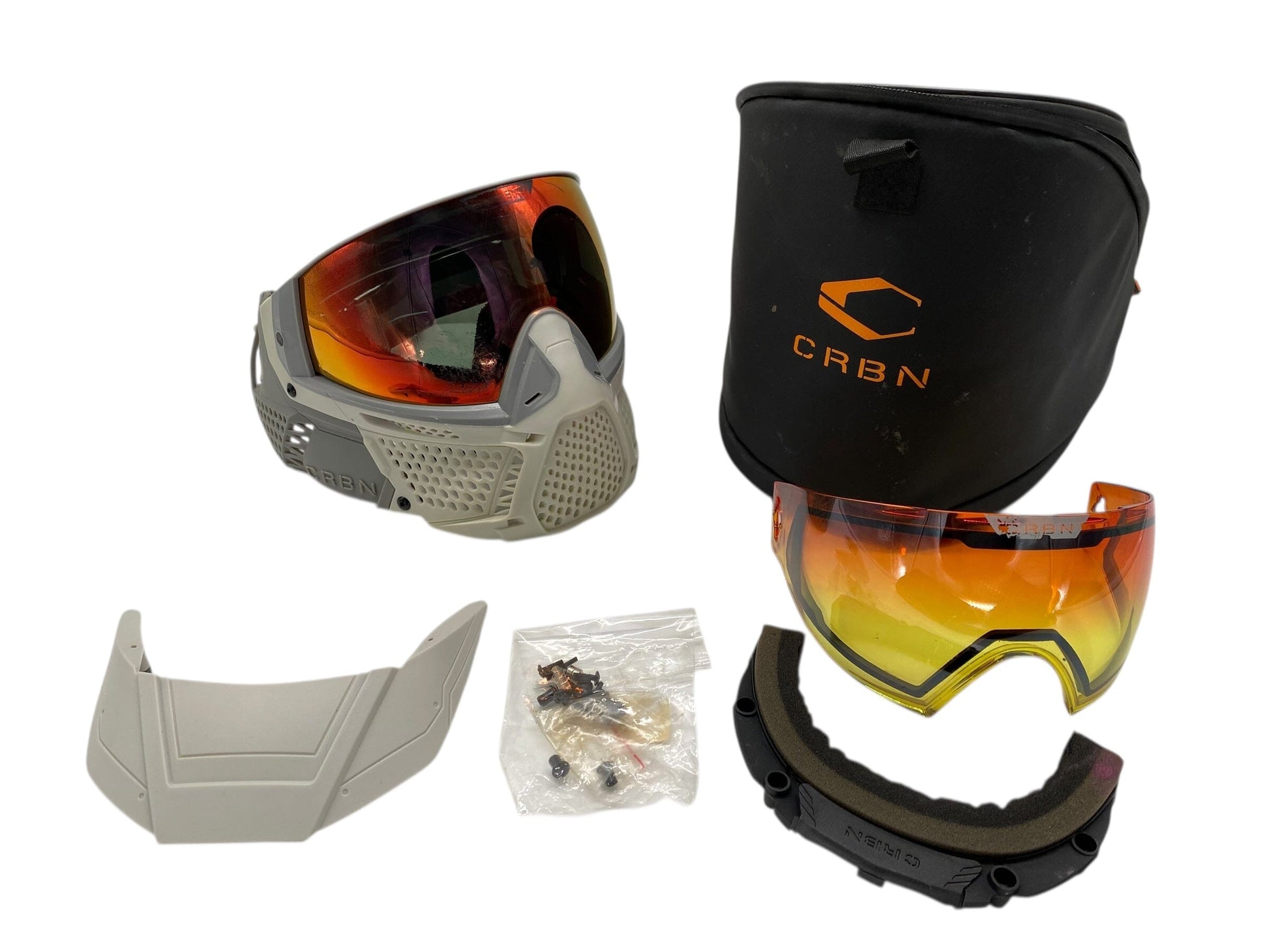 Used CRBN Paintball Mask Paintball Gun from CPXBrosPaintball Buy/Sell/Trade Paintball Markers, New Paintball Guns, Paintball Hoppers, Paintball Masks, and Hormesis Headbands