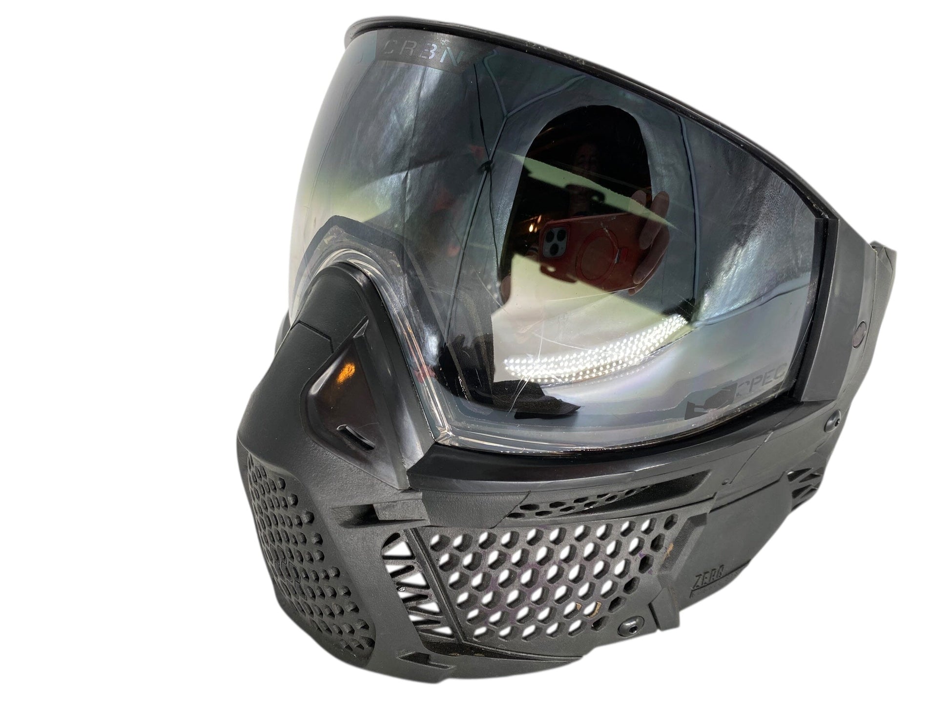 Used CRBN Paintball Mask Paintball Gun from CPXBrosPaintball Buy/Sell/Trade Paintball Markers, New Paintball Guns, Paintball Hoppers, Paintball Masks, and Hormesis Headbands