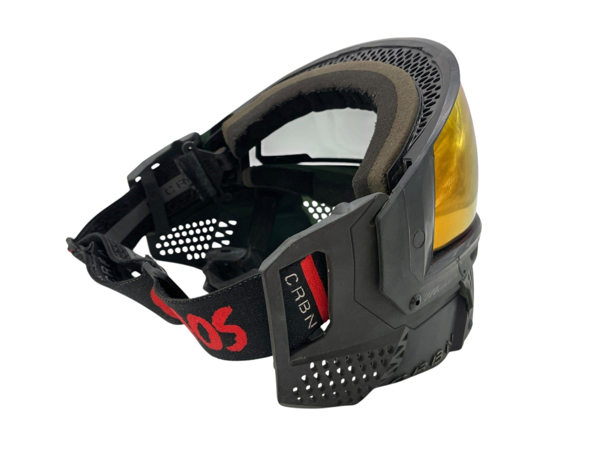 Used CRBN ZERO BLK W/ Red Mirror Lens Paintball Mask Paintball Gun from CPXBrosPaintball Buy/Sell/Trade Paintball Markers, New Paintball Guns, Paintball Hoppers, Paintball Masks, and Hormesis Headbands
