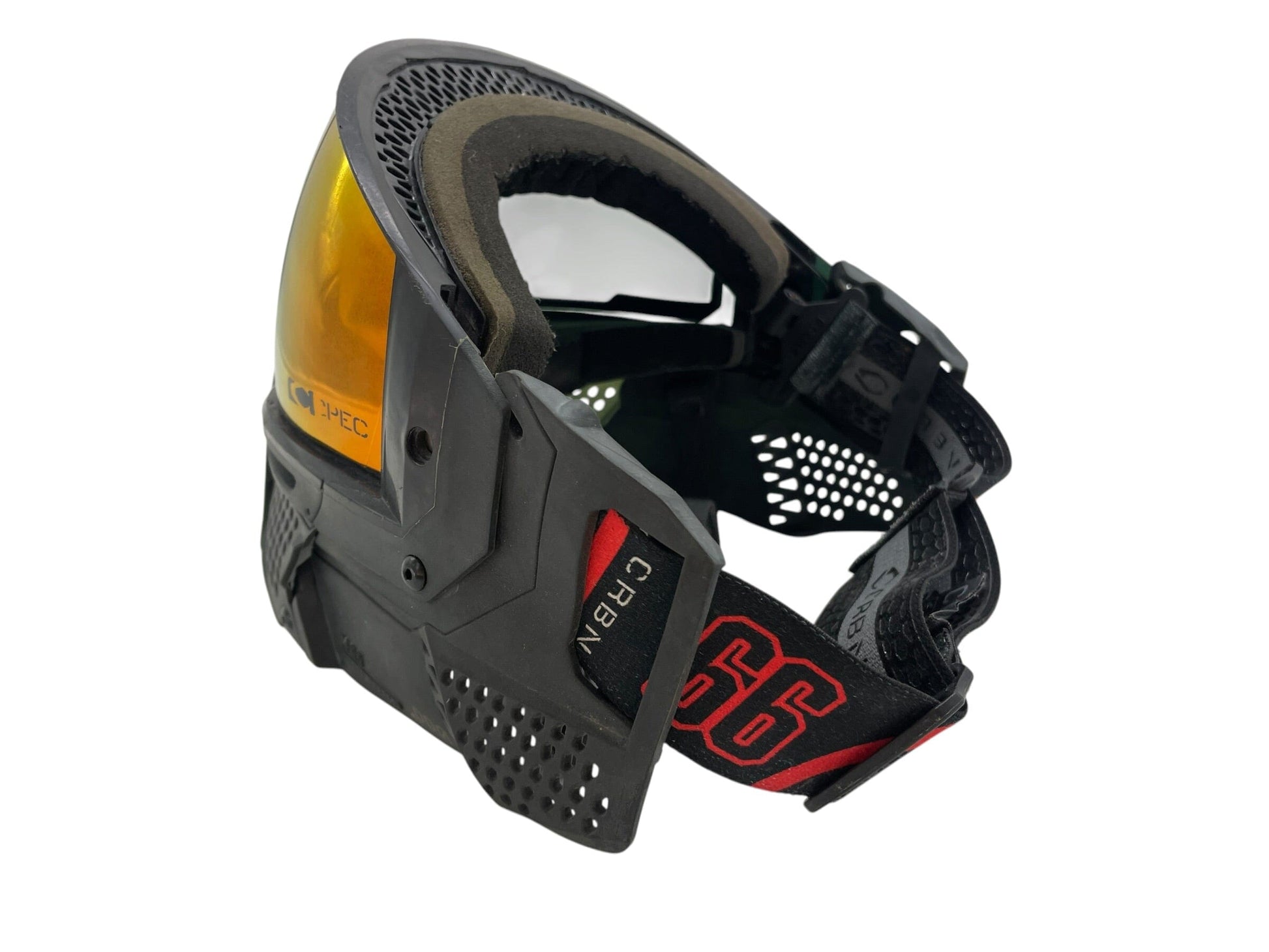 Used CRBN ZERO BLK W/ Red Mirror Lens Paintball Mask Paintball Gun from CPXBrosPaintball Buy/Sell/Trade Paintball Markers, New Paintball Guns, Paintball Hoppers, Paintball Masks, and Hormesis Headbands