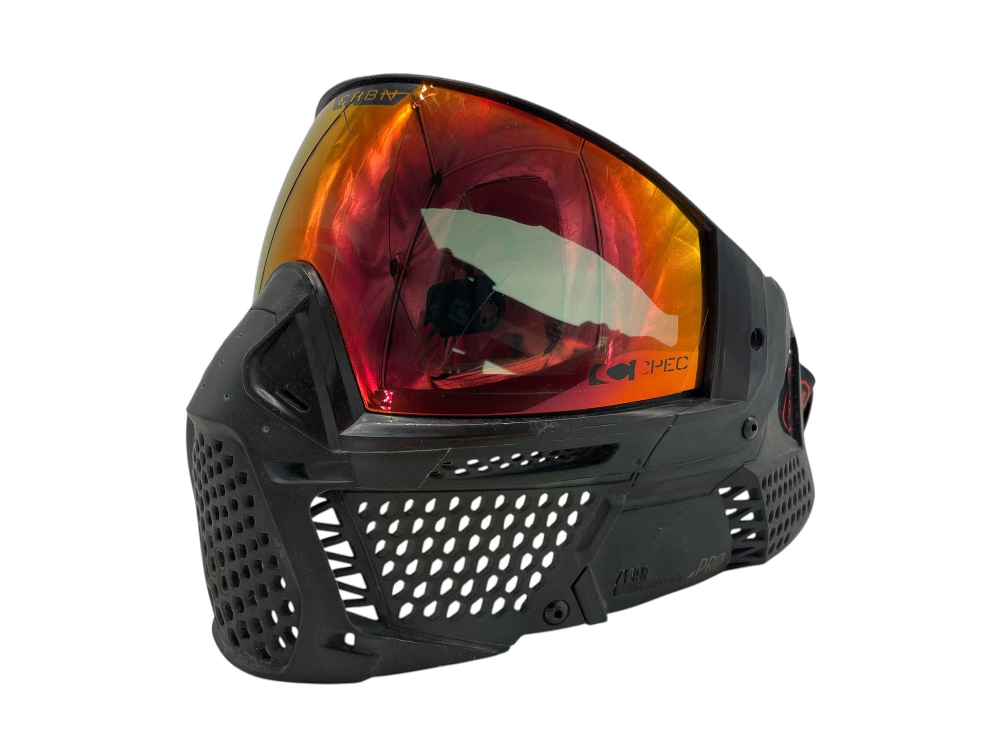 Used CRBN ZERO BLK W/ Red Mirror Lens Paintball Mask Paintball Gun from CPXBrosPaintball Buy/Sell/Trade Paintball Markers, New Paintball Guns, Paintball Hoppers, Paintball Masks, and Hormesis Headbands