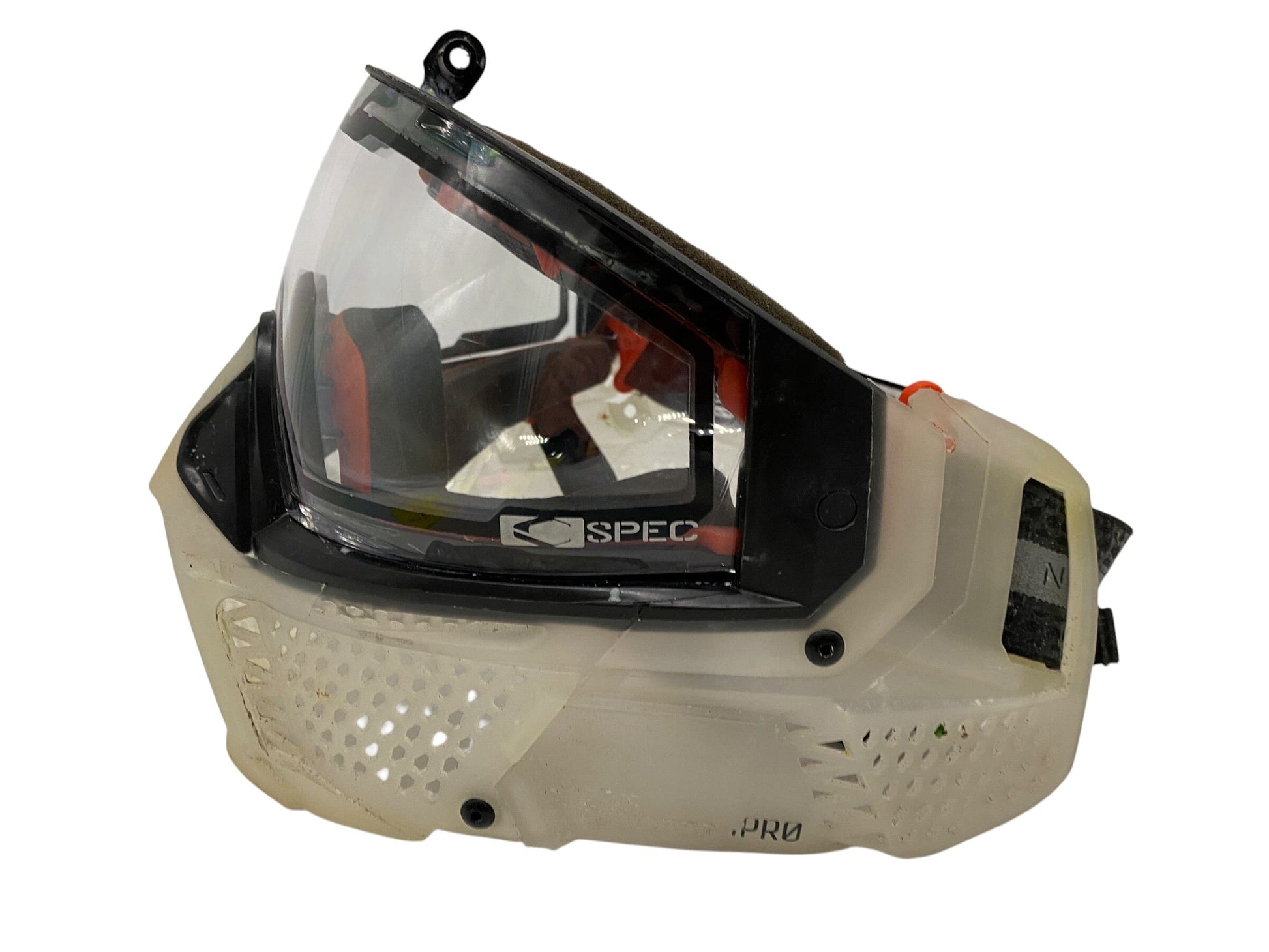 Used CRBN ZERO Clear W/ Clear Lens Paintball Mask Paintball Gun from CPXBrosPaintball Buy/Sell/Trade Paintball Markers, New Paintball Guns, Paintball Hoppers, Paintball Masks, and Hormesis Headbands