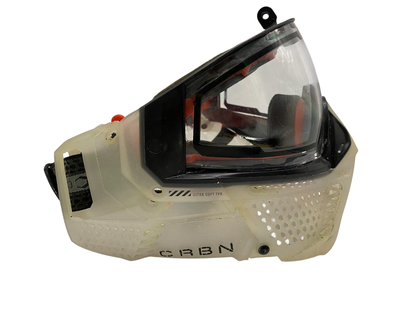 Used CRBN ZERO Clear W/ Clear Lens Paintball Mask Paintball Gun from CPXBrosPaintball Buy/Sell/Trade Paintball Markers, New Paintball Guns, Paintball Hoppers, Paintball Masks, and Hormesis Headbands