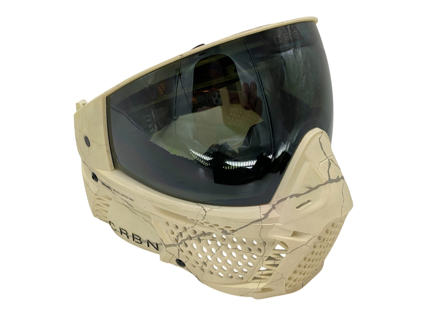 Used CRBN Zero GRX Paintball Mask Goggles Fractured Bone Paintball Gun from CPXBrosPaintball Buy/Sell/Trade Paintball Markers, New Paintball Guns, Paintball Hoppers, Paintball Masks, and Hormesis Headbands