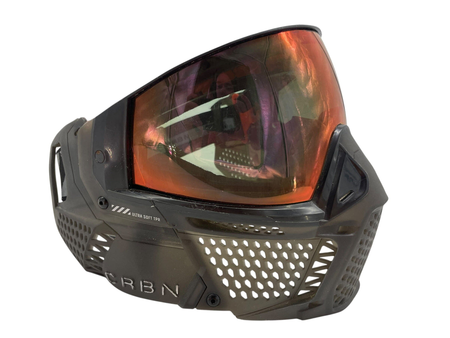 Used CRBN ZERO PRO GRAPHITE MORE COVERAGE PAINTBALL MASK Paintball Gun from CPXBrosPaintball Buy/Sell/Trade Paintball Markers, New Paintball Guns, Paintball Hoppers, Paintball Masks, and Hormesis Headbands