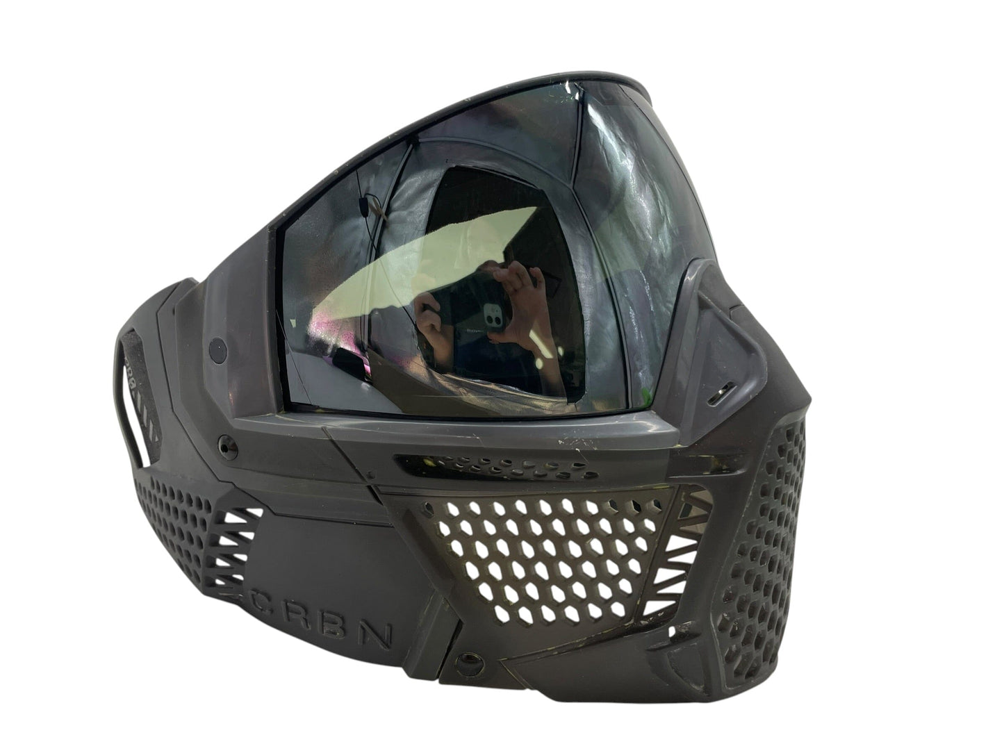 Used CRBN ZERO PRO GRAPHITE W/ 2 Lenses Paintball Mask Paintball Gun from CPXBrosPaintball Buy/Sell/Trade Paintball Markers, New Paintball Guns, Paintball Hoppers, Paintball Masks, and Hormesis Headbands