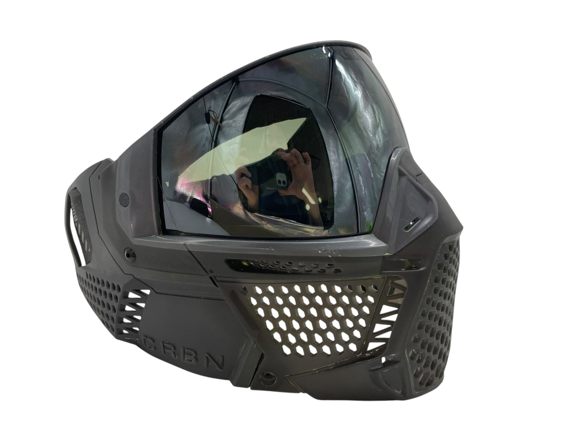 Used CRBN ZERO PRO GRAPHITE W/ 2 Lenses Paintball Mask Paintball Gun from CPXBrosPaintball Buy/Sell/Trade Paintball Markers, New Paintball Guns, Paintball Hoppers, Paintball Masks, and Hormesis Headbands