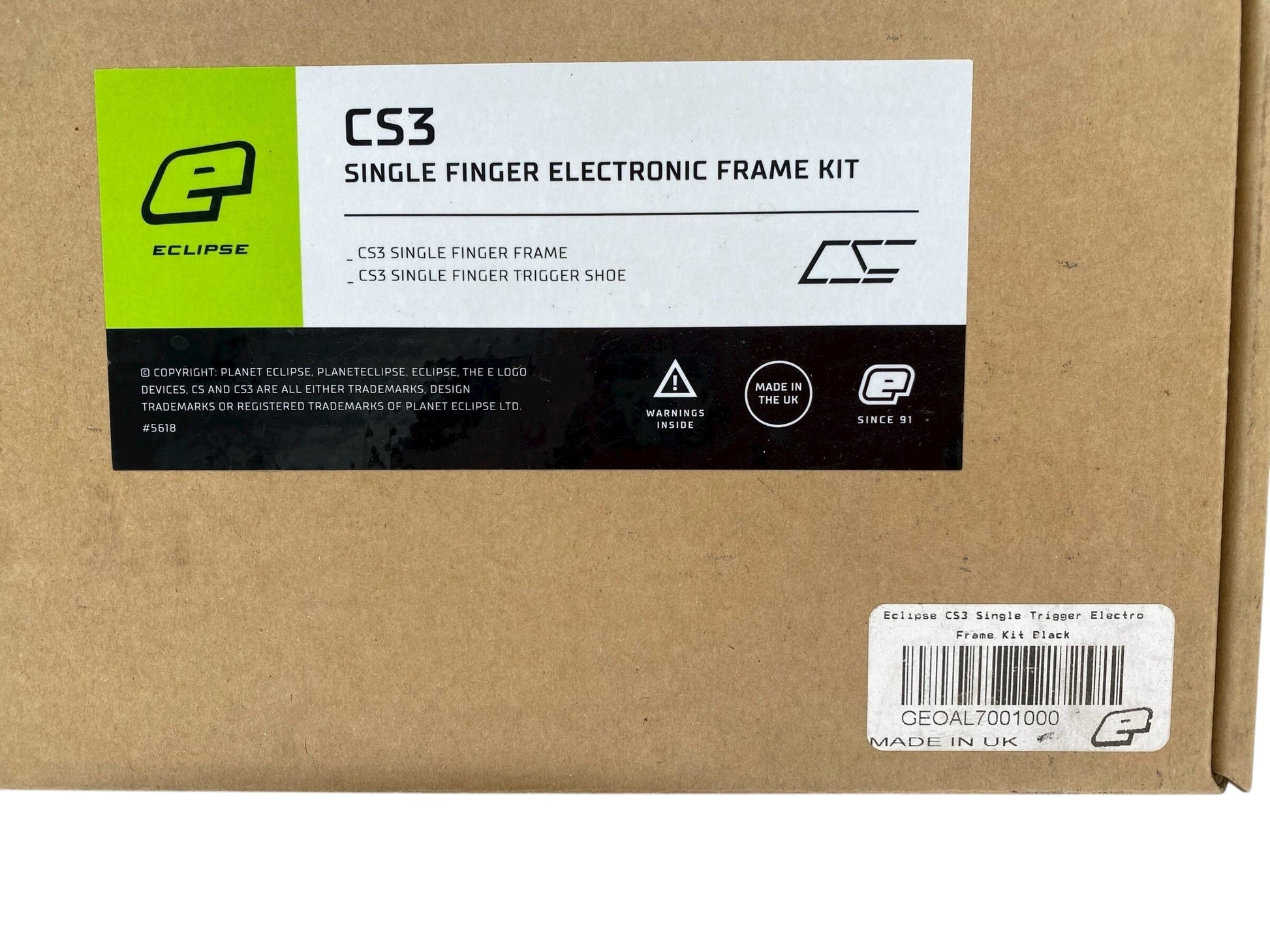 Used CS3 SINGLE FINGER ELECTRONIC FRAME KIT Paintball Gun from CPXBrosPaintball Buy/Sell/Trade Paintball Markers, New Paintball Guns, Paintball Hoppers, Paintball Masks, and Hormesis Headbands