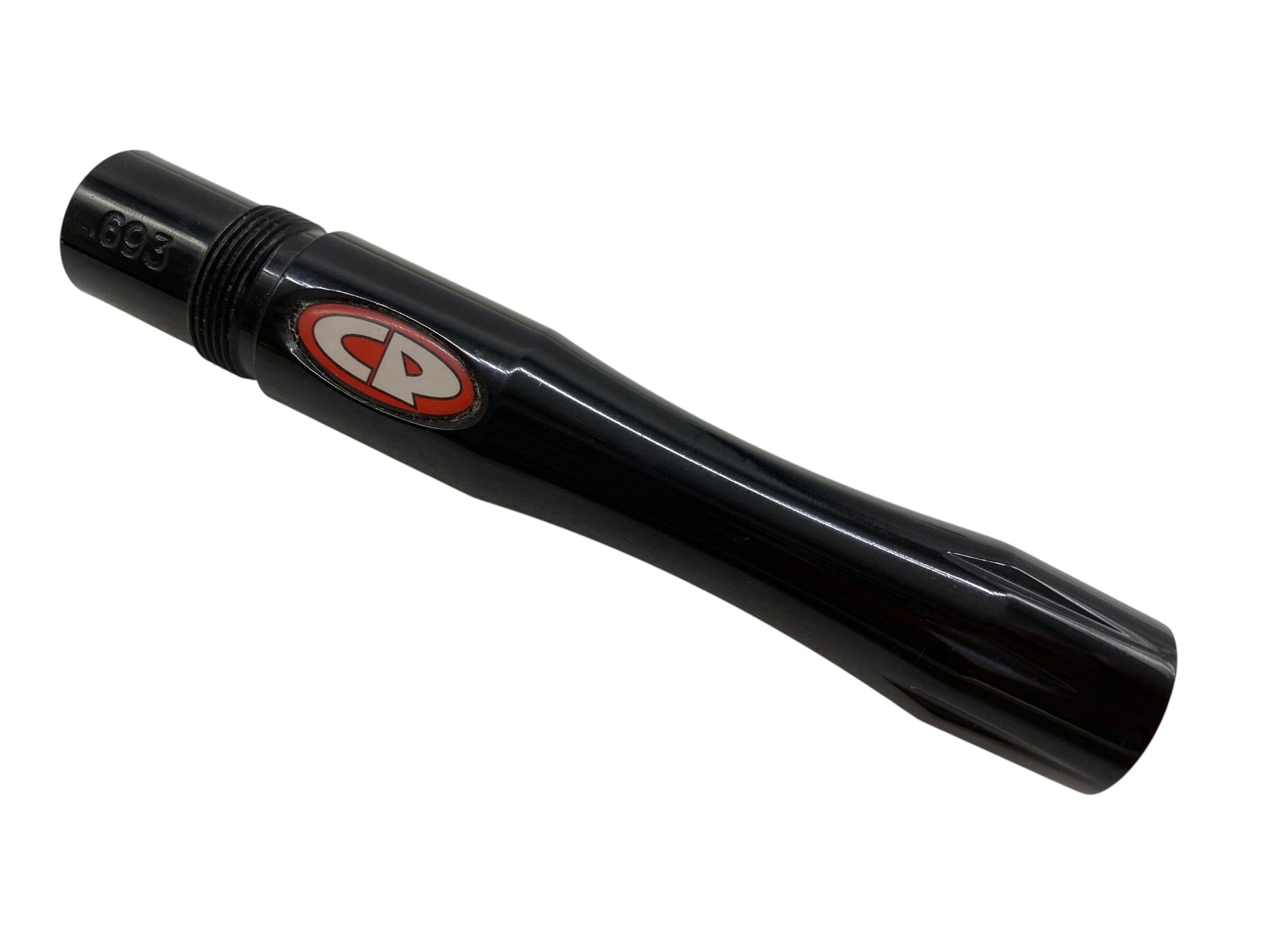 Used Custom Products CP 2 Piece Barrel Back - Gloss Black - .693 - Autococker Paintball Gun from CPXBrosPaintball Buy/Sell/Trade Paintball Markers, New Paintball Guns, Paintball Hoppers, Paintball Masks, and Hormesis Headbands