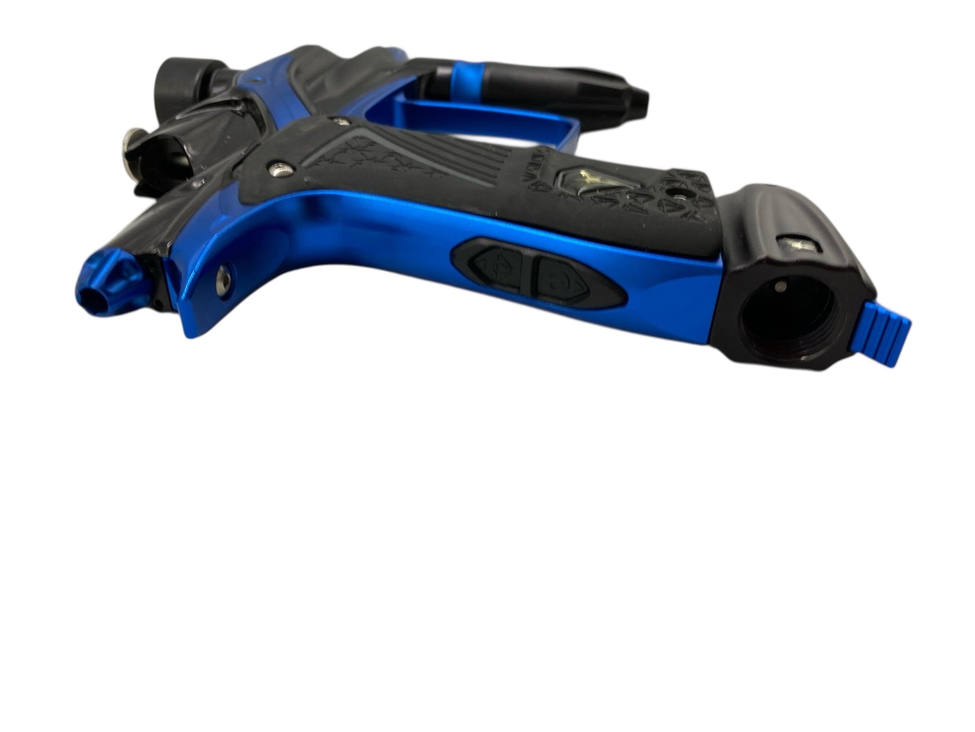 Used Dangerous Power Elite Fusion Paintball Gun Black/Blue Paintball Gun from CPXBrosPaintball Buy/Sell/Trade Paintball Markers, New Paintball Guns, Paintball Hoppers, Paintball Masks, and Hormesis Headbands