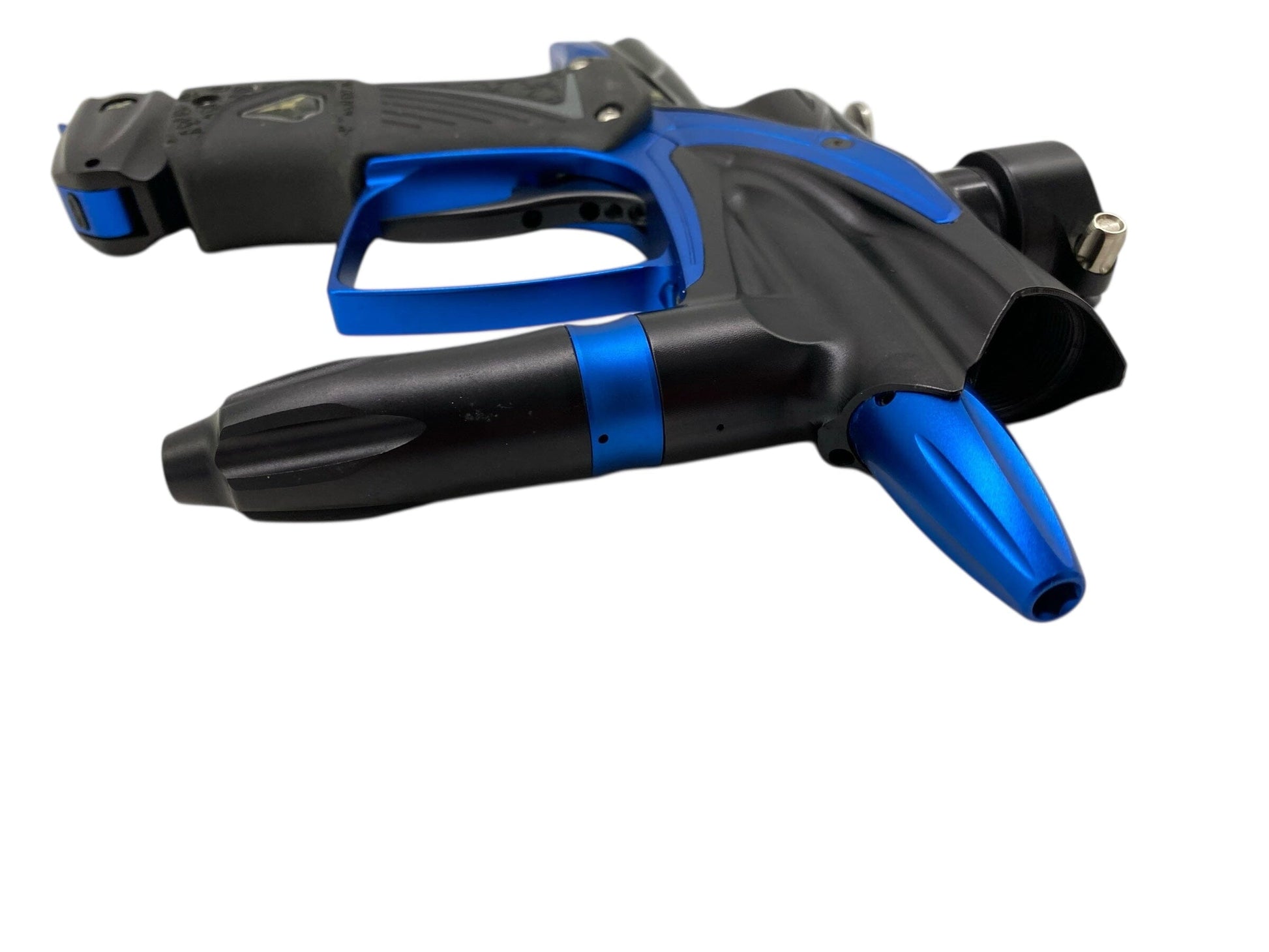 Used Dangerous Power Elite Fusion Paintball Gun Black/Blue Paintball Gun from CPXBrosPaintball Buy/Sell/Trade Paintball Markers, New Paintball Guns, Paintball Hoppers, Paintball Masks, and Hormesis Headbands